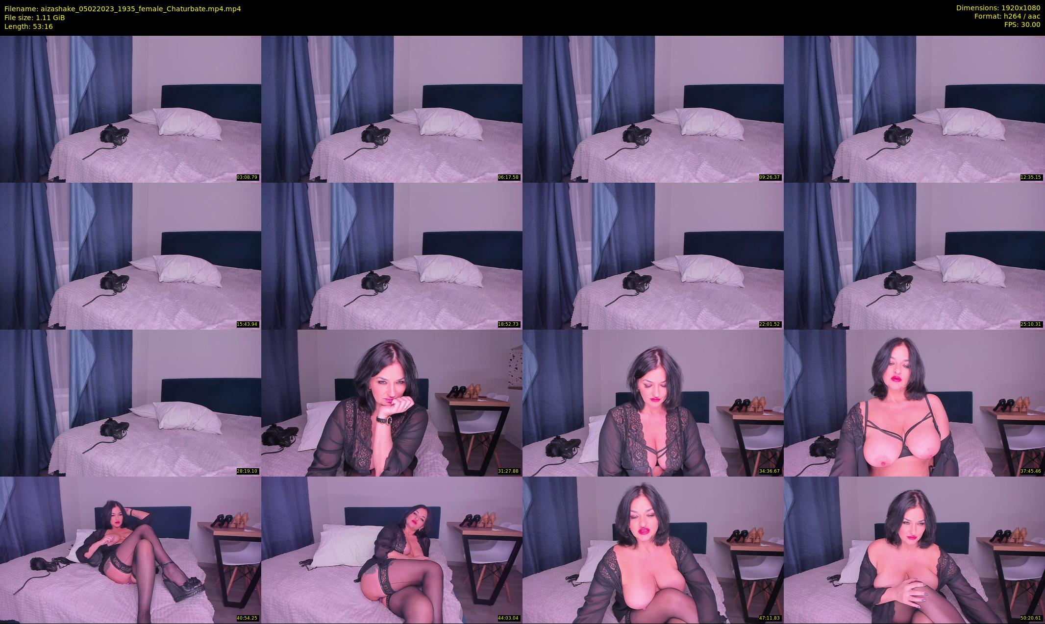 aizashake — 54 minute Chaturbate female cam show recording, 1080p, Feb 5, 2023