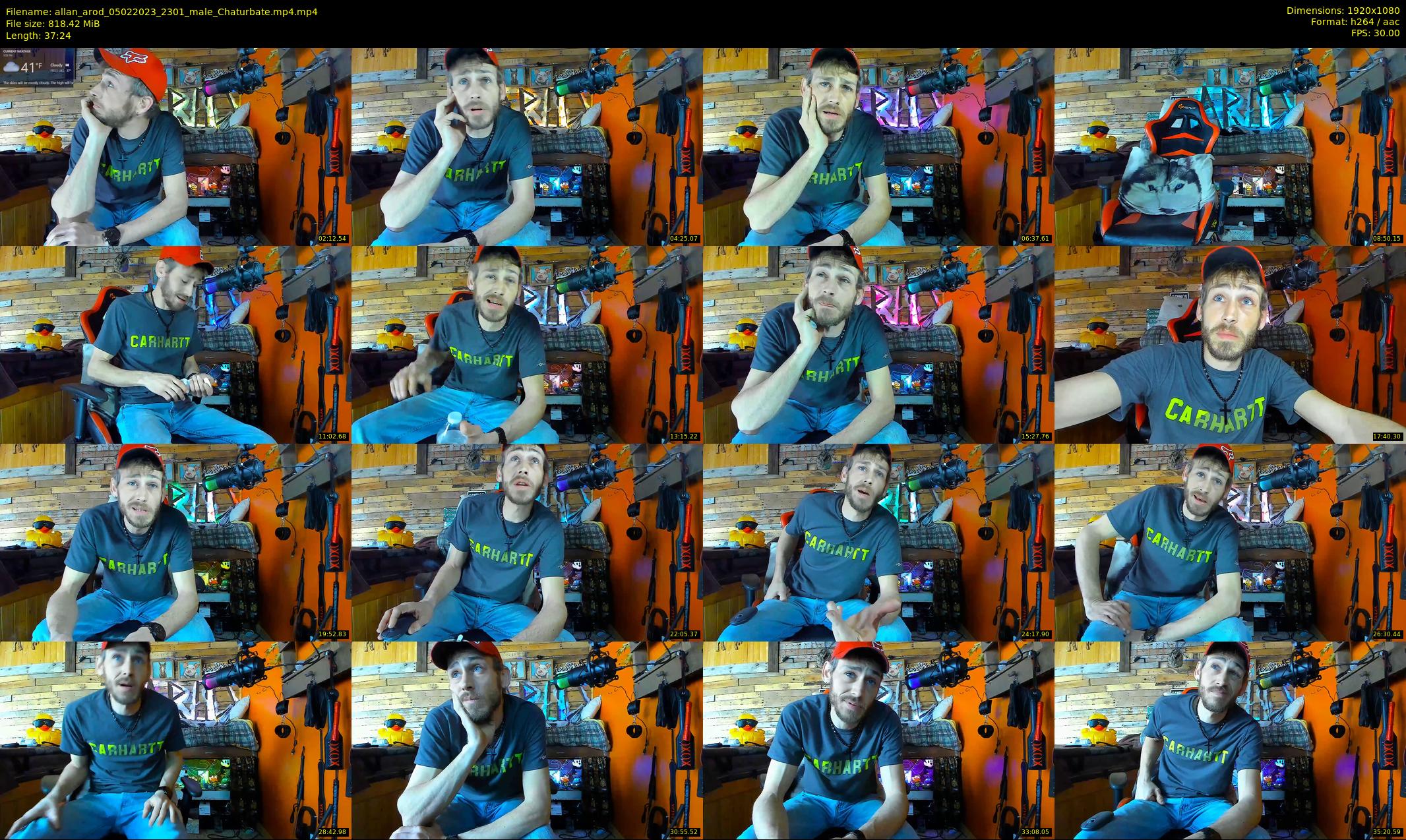 allan_arod — 38 minute Chaturbate male cam show recording, 1080p, Feb 5, 2023