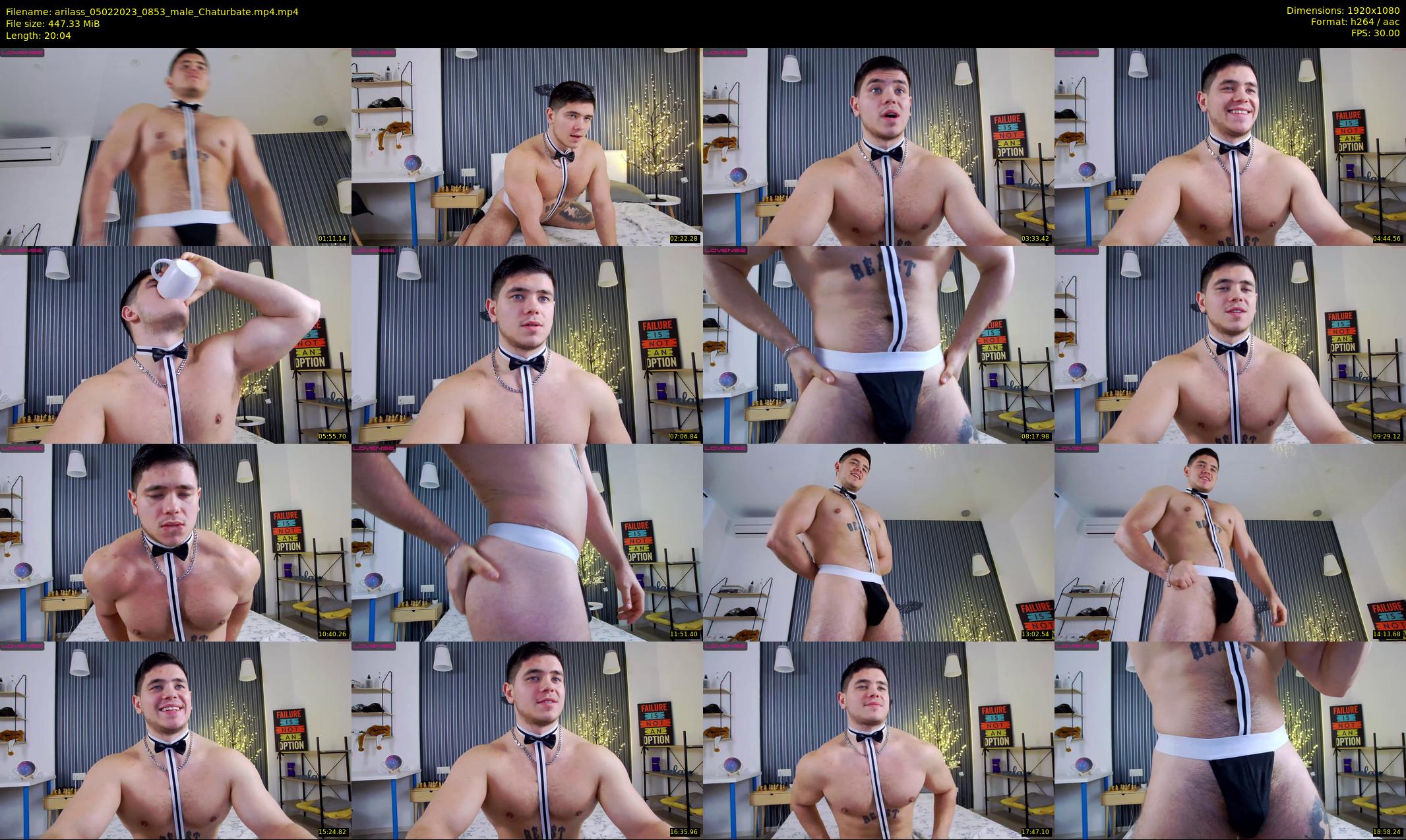 arilass — 21 minute Chaturbate male cam show recording, 1080p, Feb 5, 2023