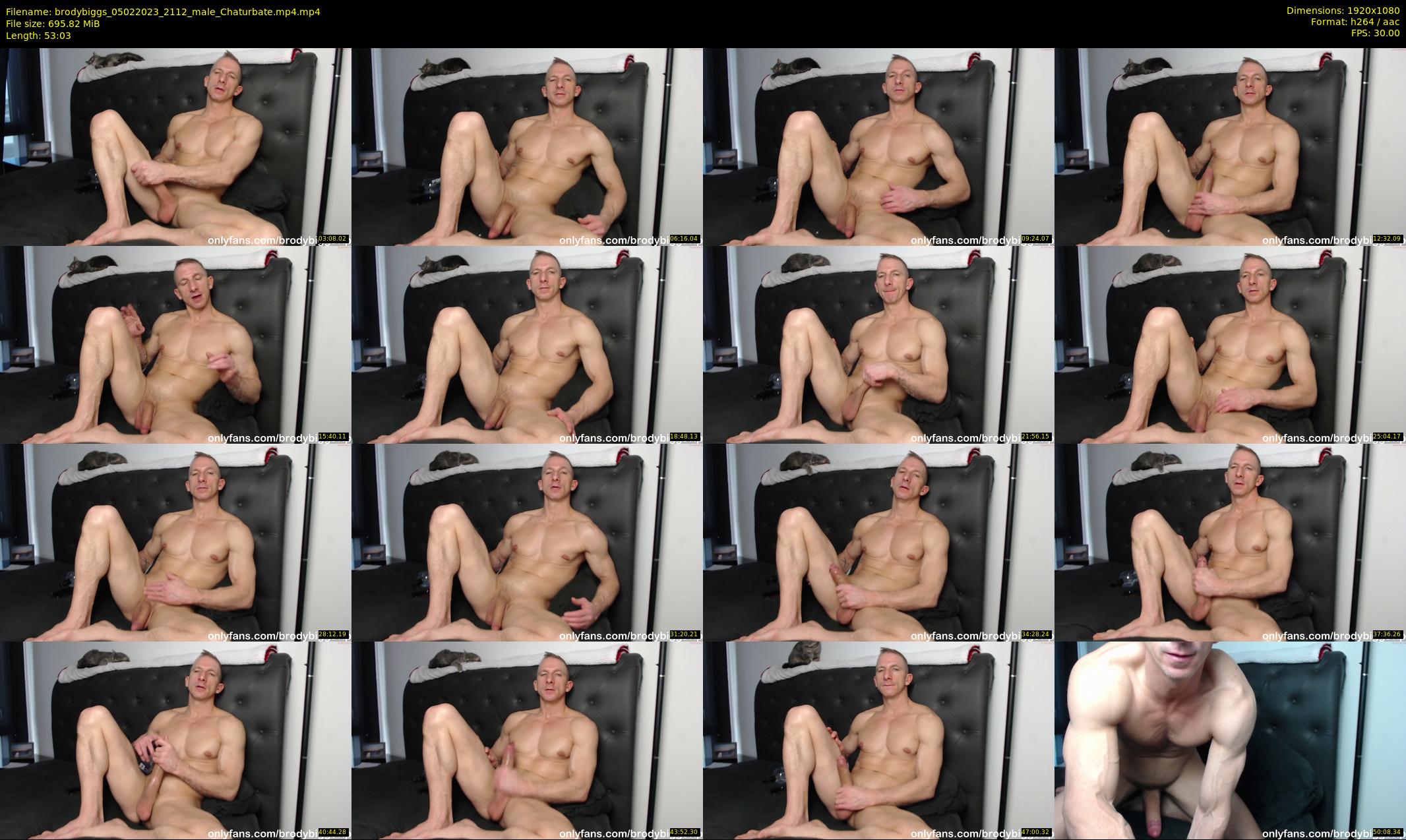 brodybiggs — 54 minute Chaturbate male cam show recording, 1080p, Feb 5, 2023