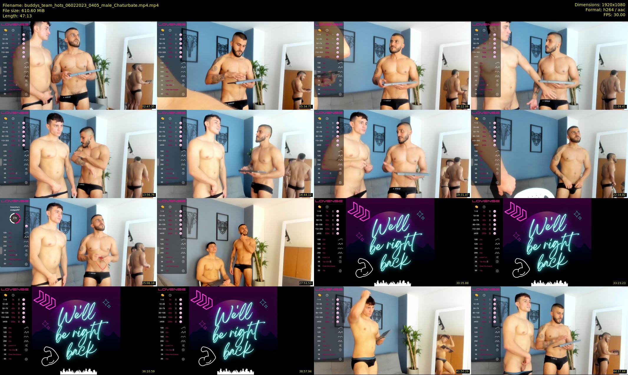 buddys_team_hots — 48 minute Chaturbate couple cam show recording, 1080p, Feb 6, 2023