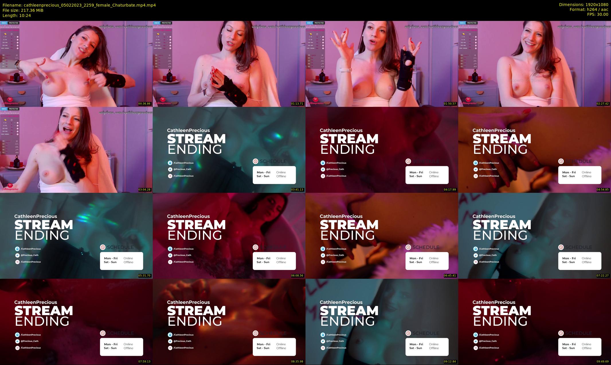 cathleenprecious — 11 minute Chaturbate female cam show recording, 1080p, Feb 5, 2023