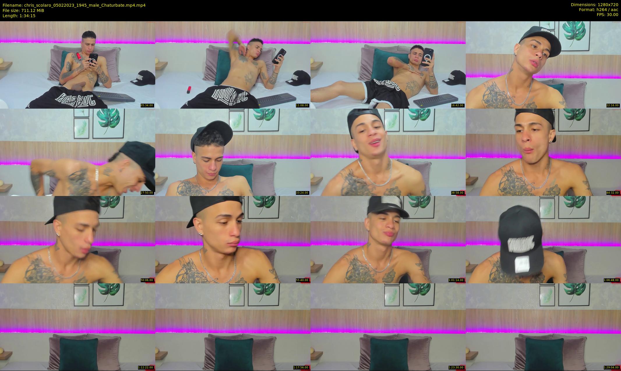 chris_scolaro — 95 minute Chaturbate male cam show recording, 720p, Feb 5, 2023