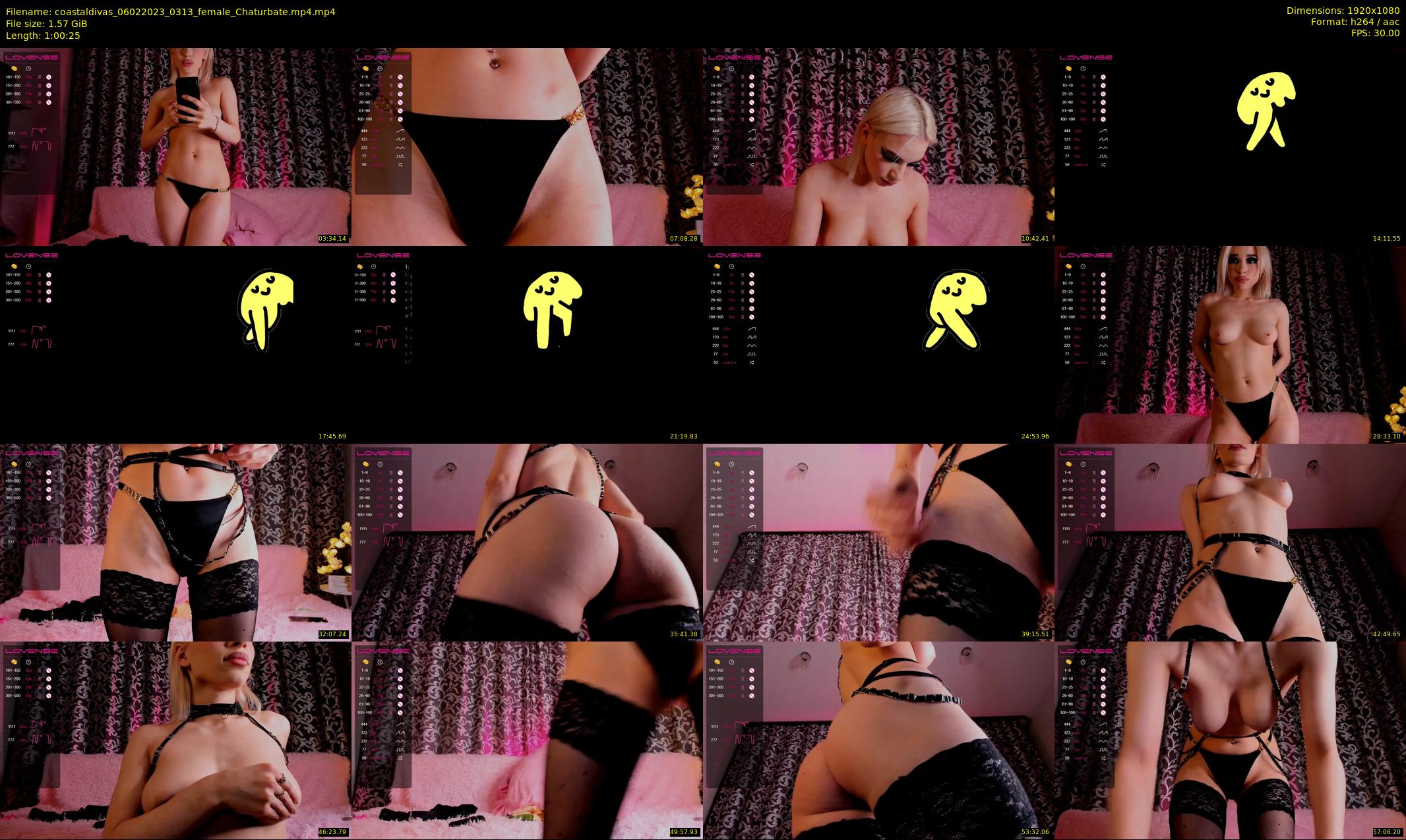 coastaldivas — 61 minute Chaturbate female cam show recording, 1080p, Feb 6, 2023