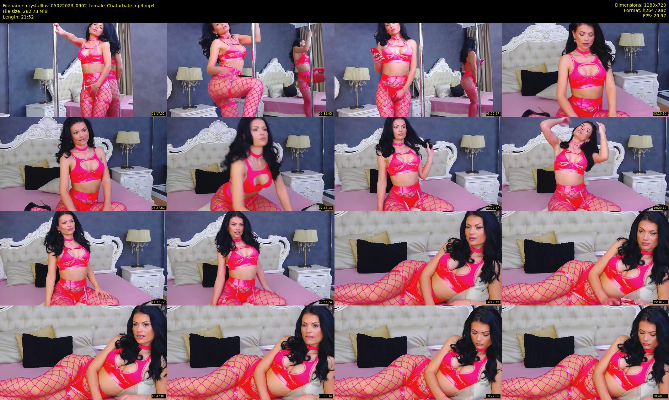 crystallluv — 22 minute Chaturbate female cam show recording, 720p, Feb 5, 2023