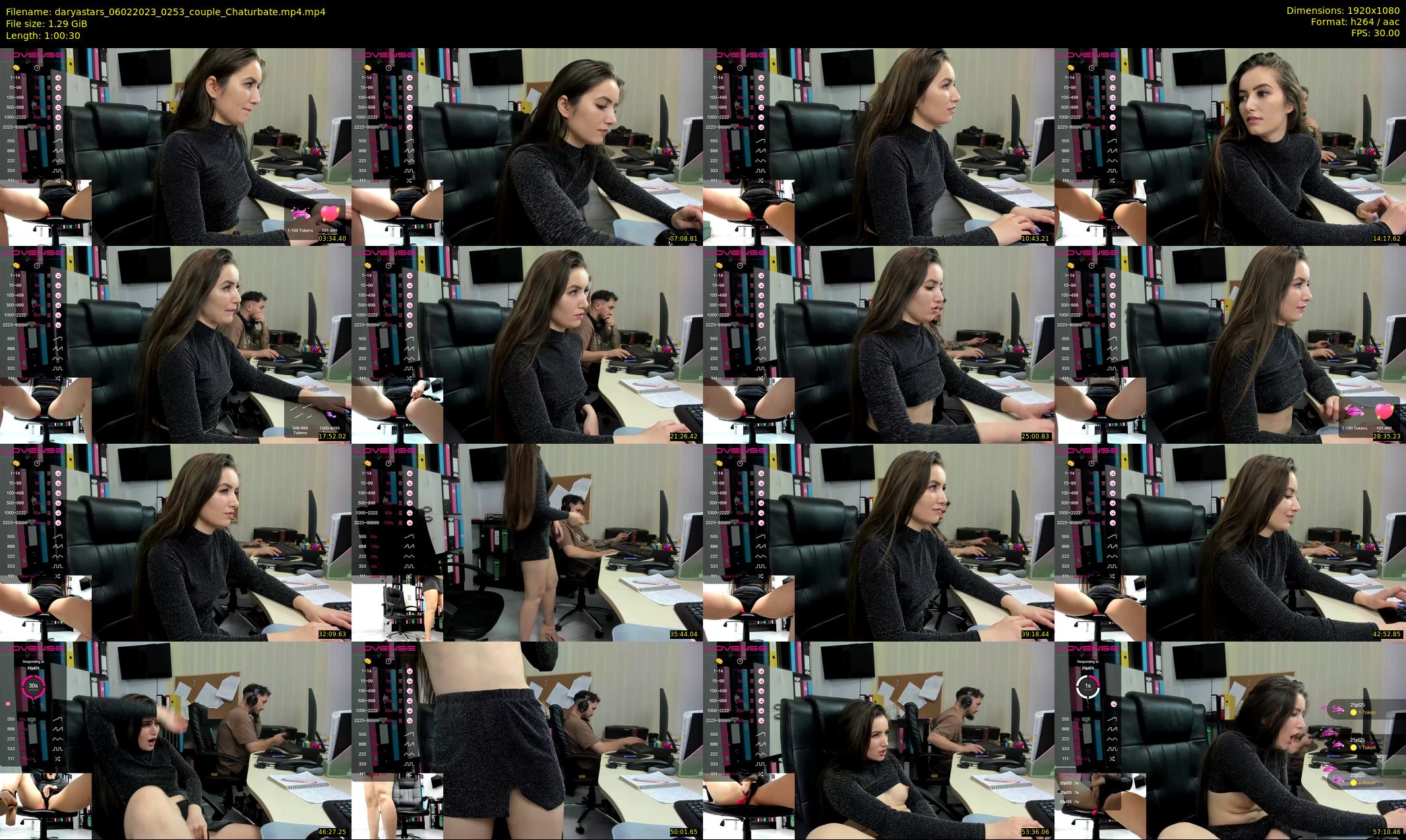 daryastars — 61 minute Chaturbate couple cam show recording, 1080p, Feb 6, 2023