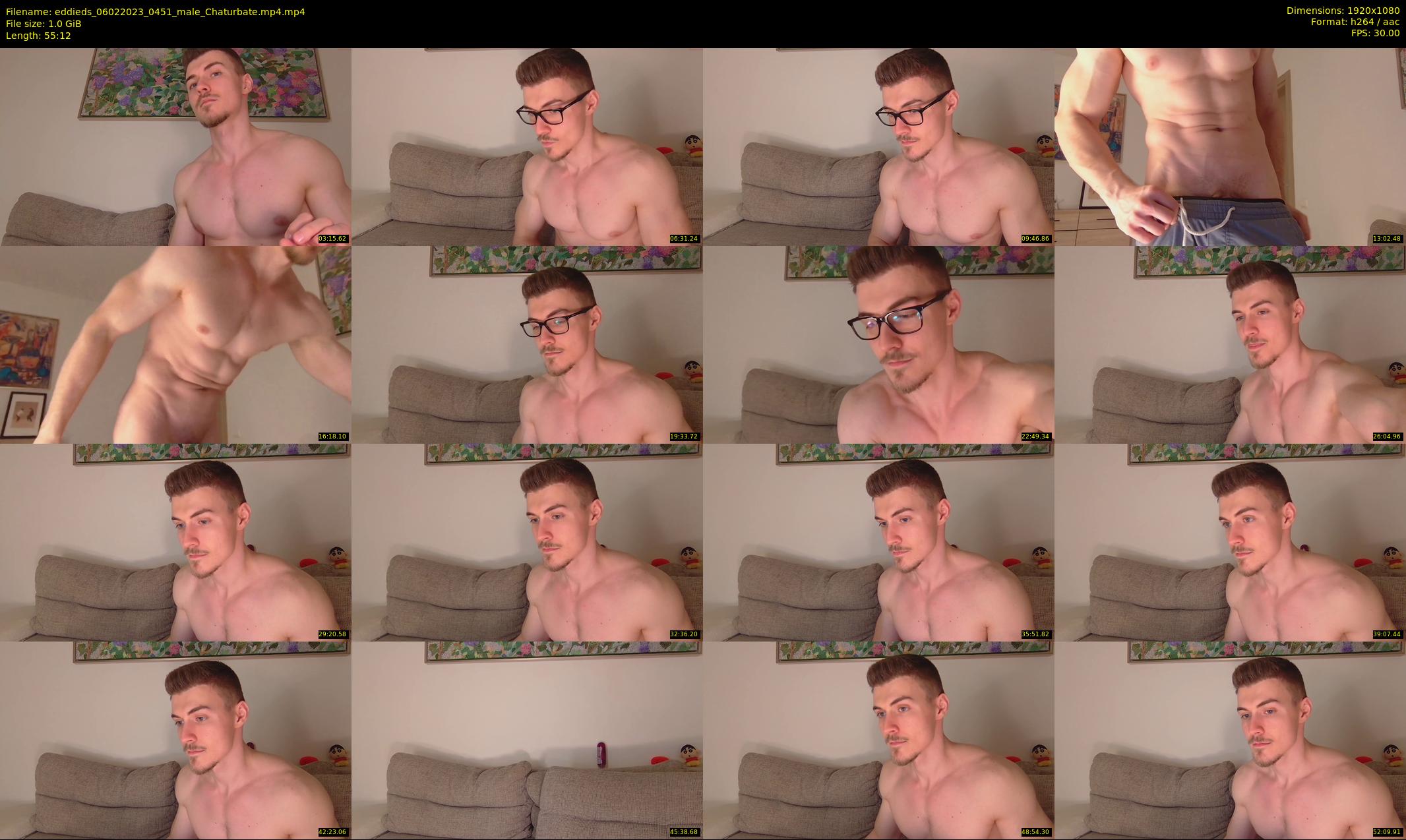 eddieds — 56 minute Chaturbate male cam show recording, 1080p, Feb 6, 2023