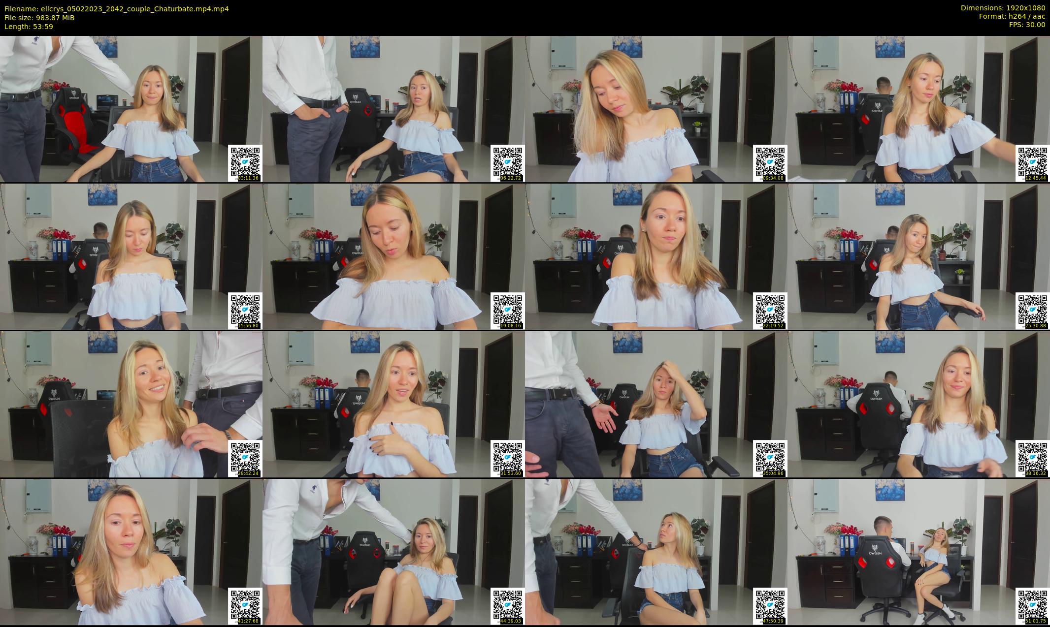 ellcrys — 54 minute Chaturbate couple cam show recording, 1080p, Feb 5, 2023