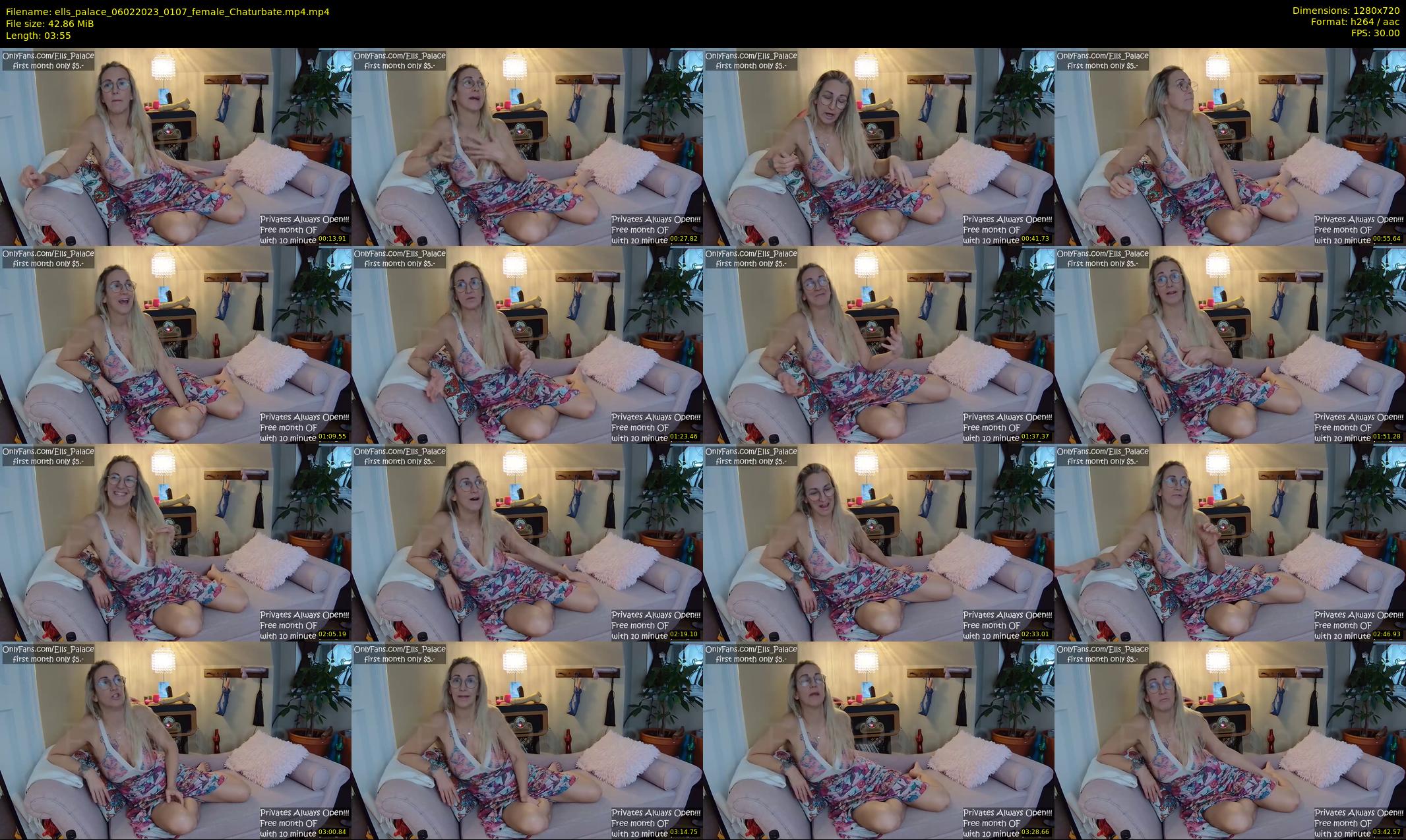 ells_palace — 4 minute Chaturbate female cam show recording, 720p, Feb 6, 2023