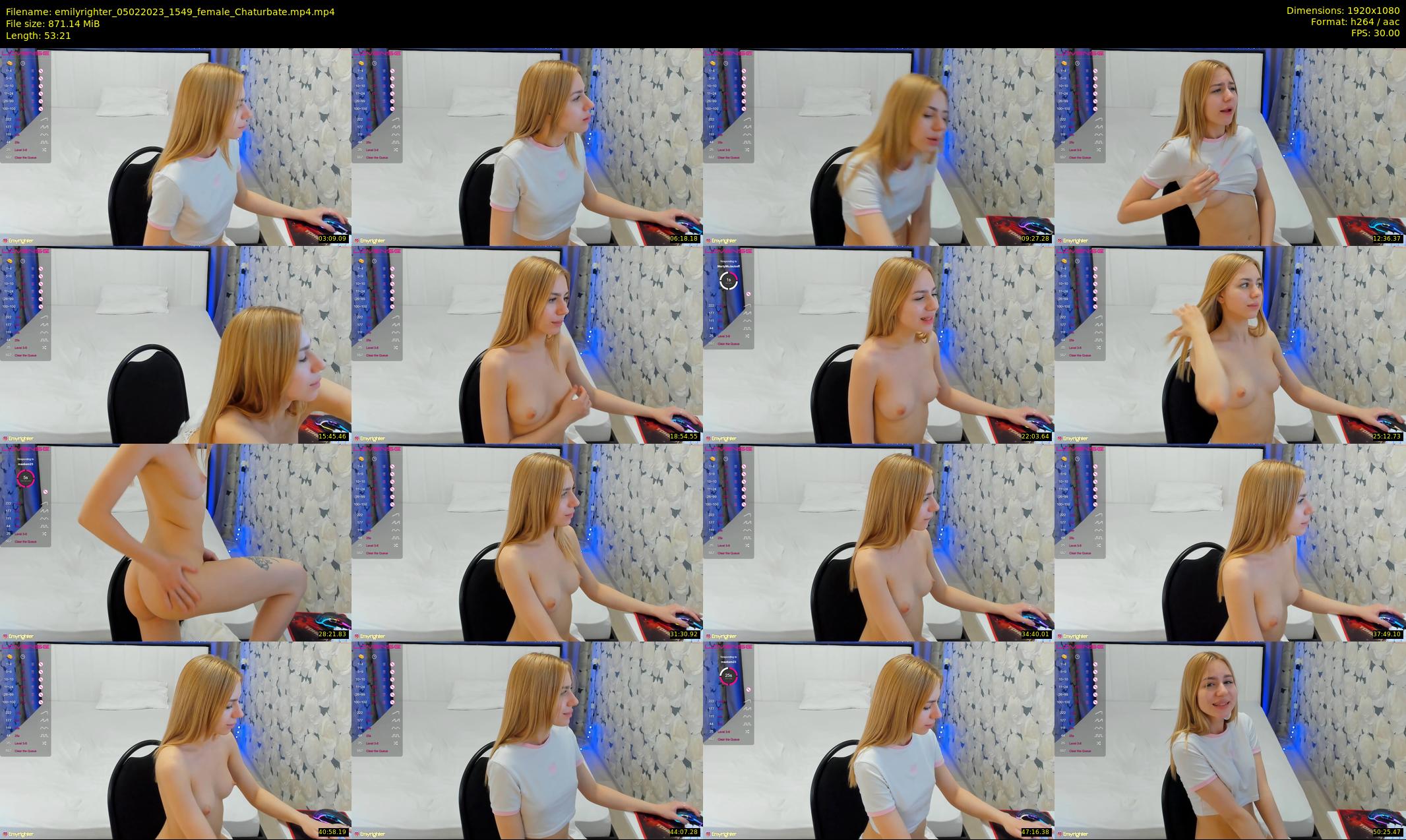 emilyrighter — 54 minute Chaturbate female cam show recording, 1080p, Feb 5, 2023