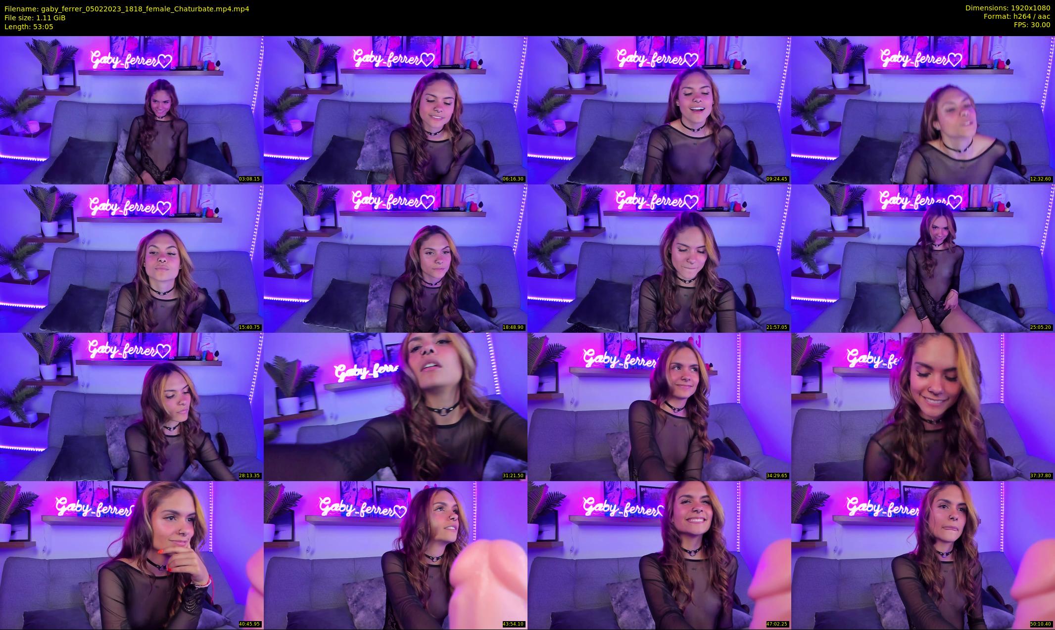gaby_ferrer — 54 minute Chaturbate female cam show recording, 1080p, Feb 5, 2023