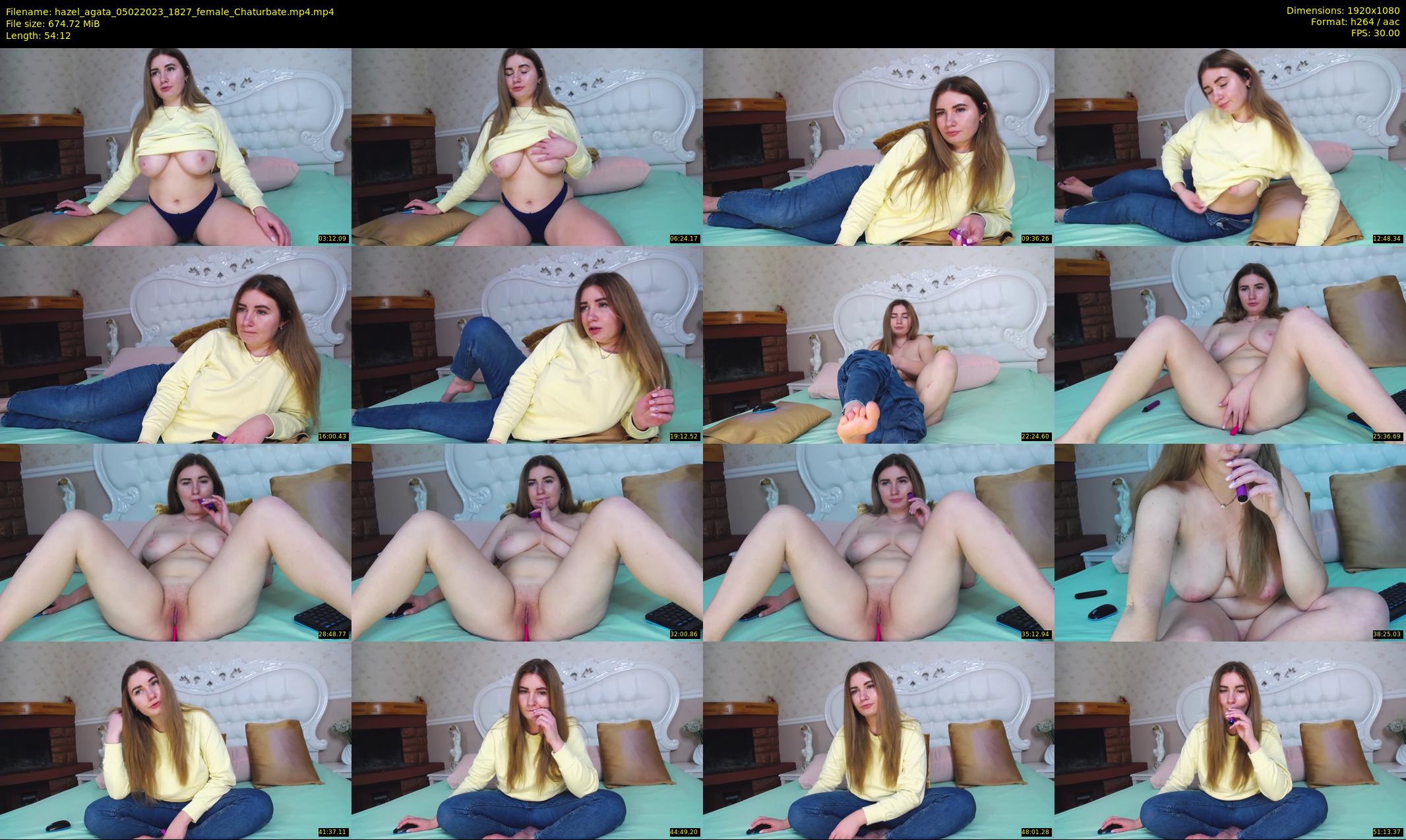 hazel_agata — 55 minute Chaturbate female cam show recording, 1080p, Feb 5, 2023