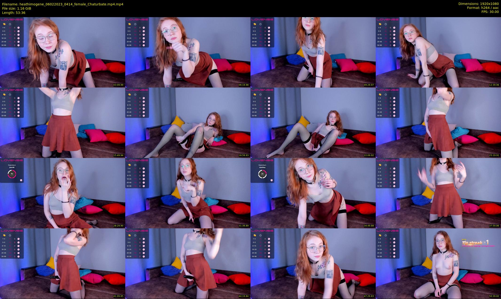 heathimogene — 54 minute Chaturbate female cam show recording, 1080p, Feb 6, 2023