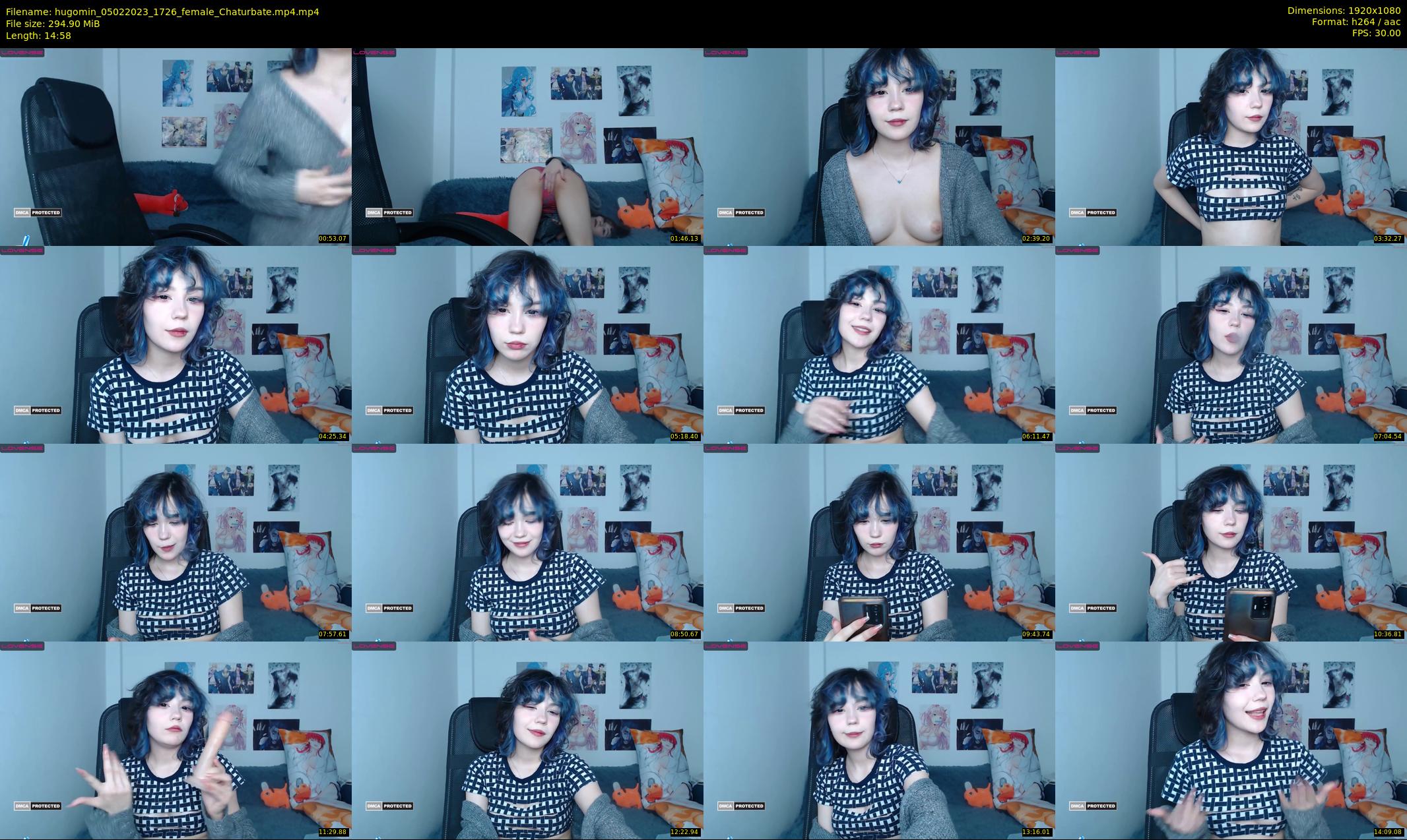 hugomin — 15 minute Chaturbate female cam show recording, 1080p, Feb 5, 2023