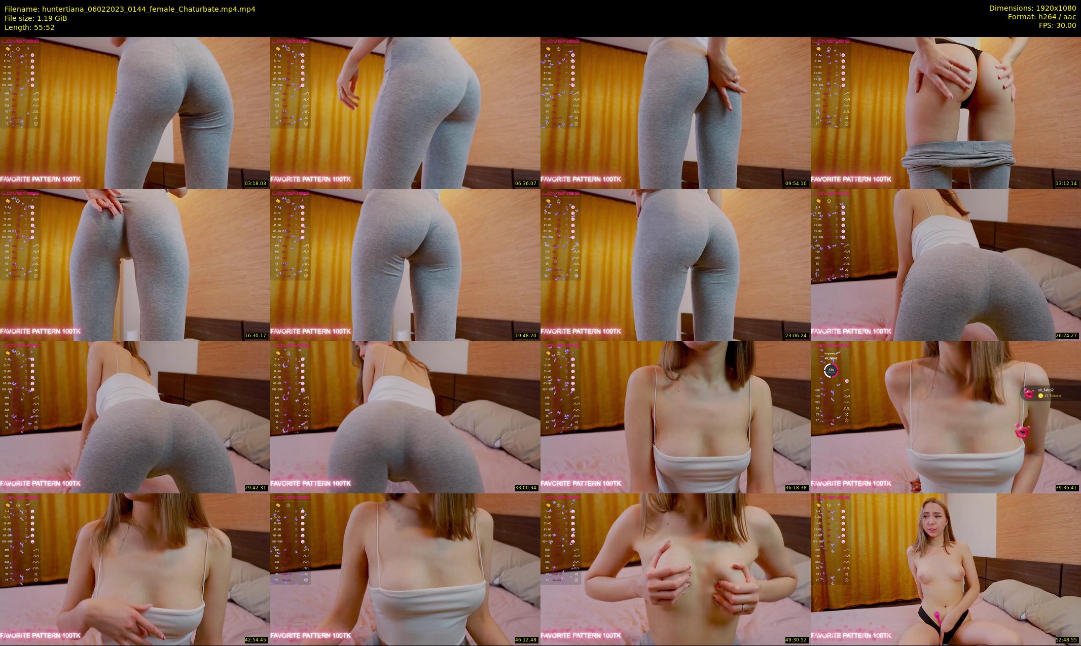 huntertiana — 56 minute Chaturbate female cam show recording, 1080p, Feb 6, 2023