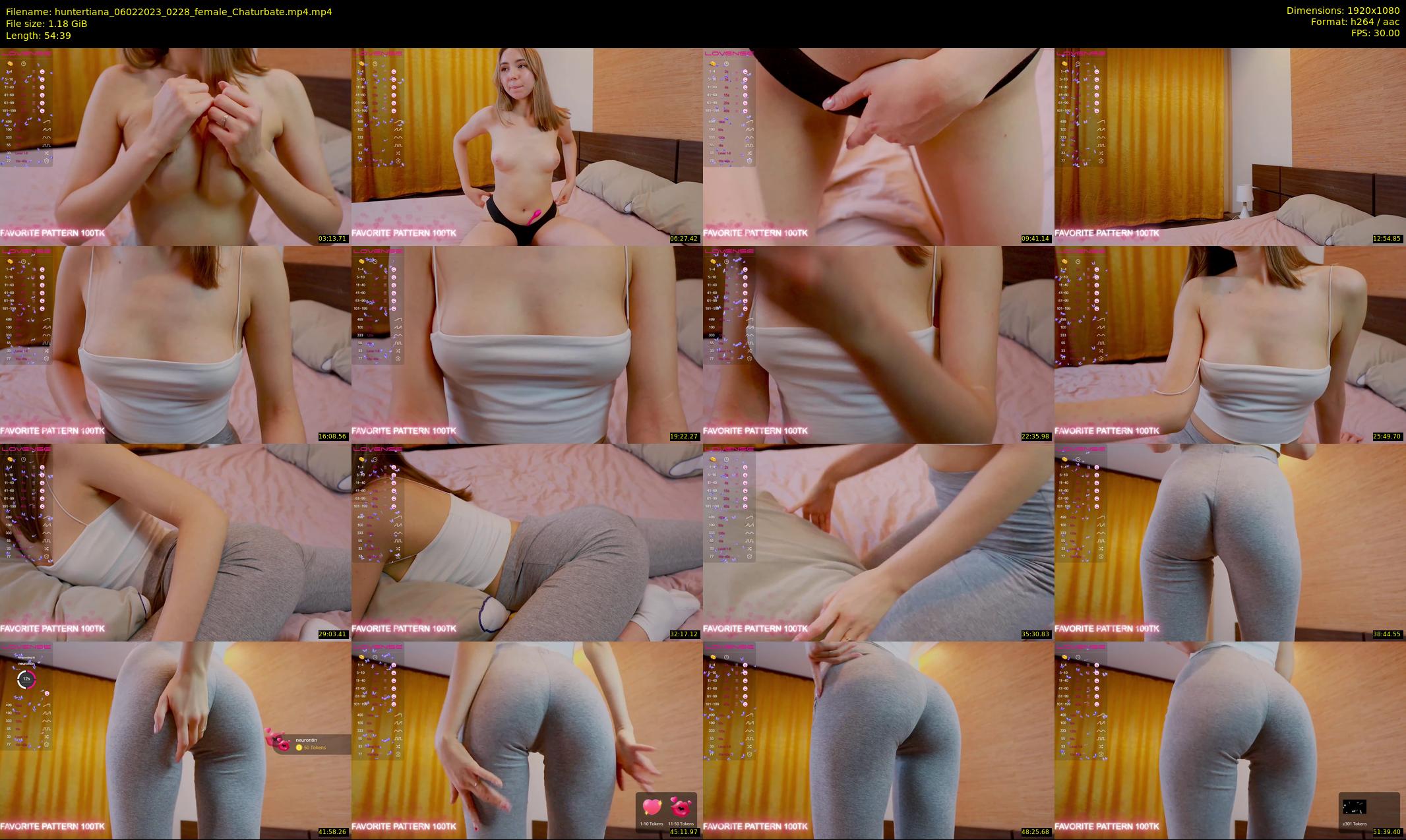 huntertiana — 55 minute Chaturbate female cam show recording, 1080p, Feb 6, 2023