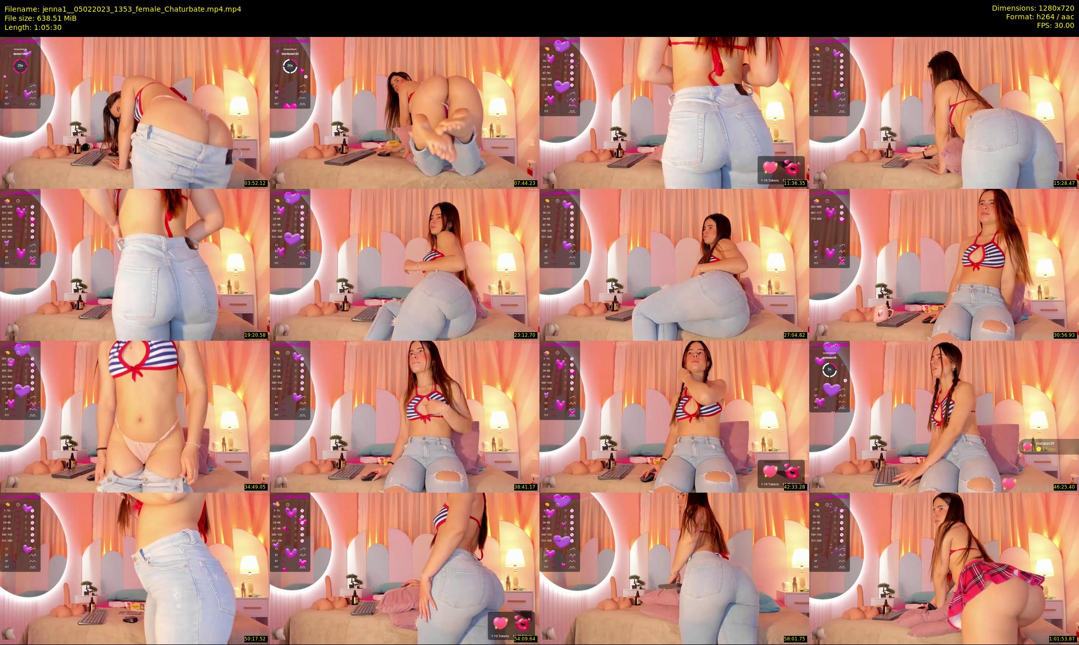 jenna1_ — 66 minute Chaturbate female cam show recording, 720p, Feb 5, 2023