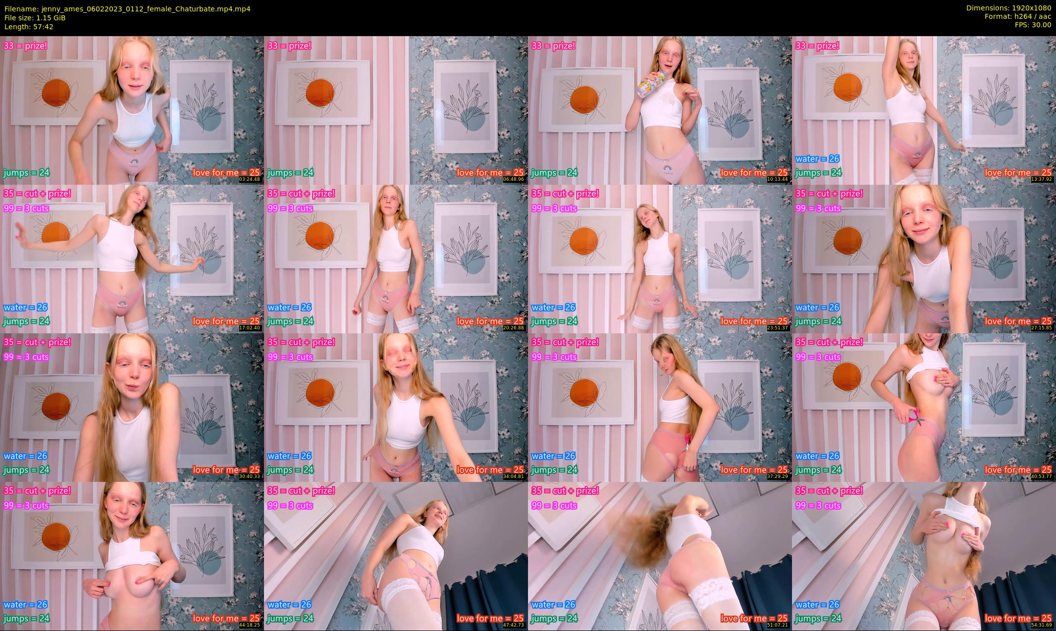 jenny_ames — 58 minute Chaturbate female cam show recording, 1080p, Feb 6, 2023