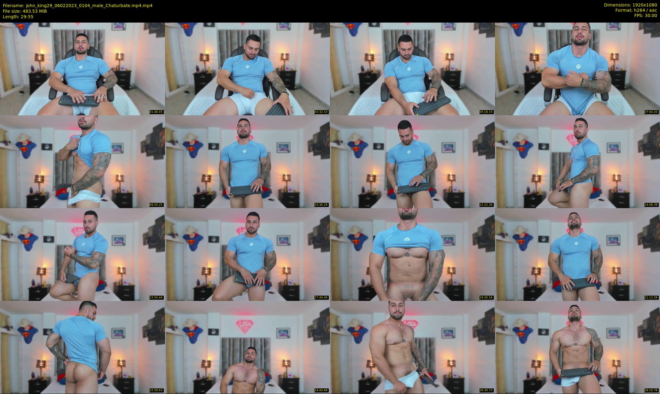 john_king29 — 30 minute Chaturbate male cam show recording, 1080p, Feb 6, 2023