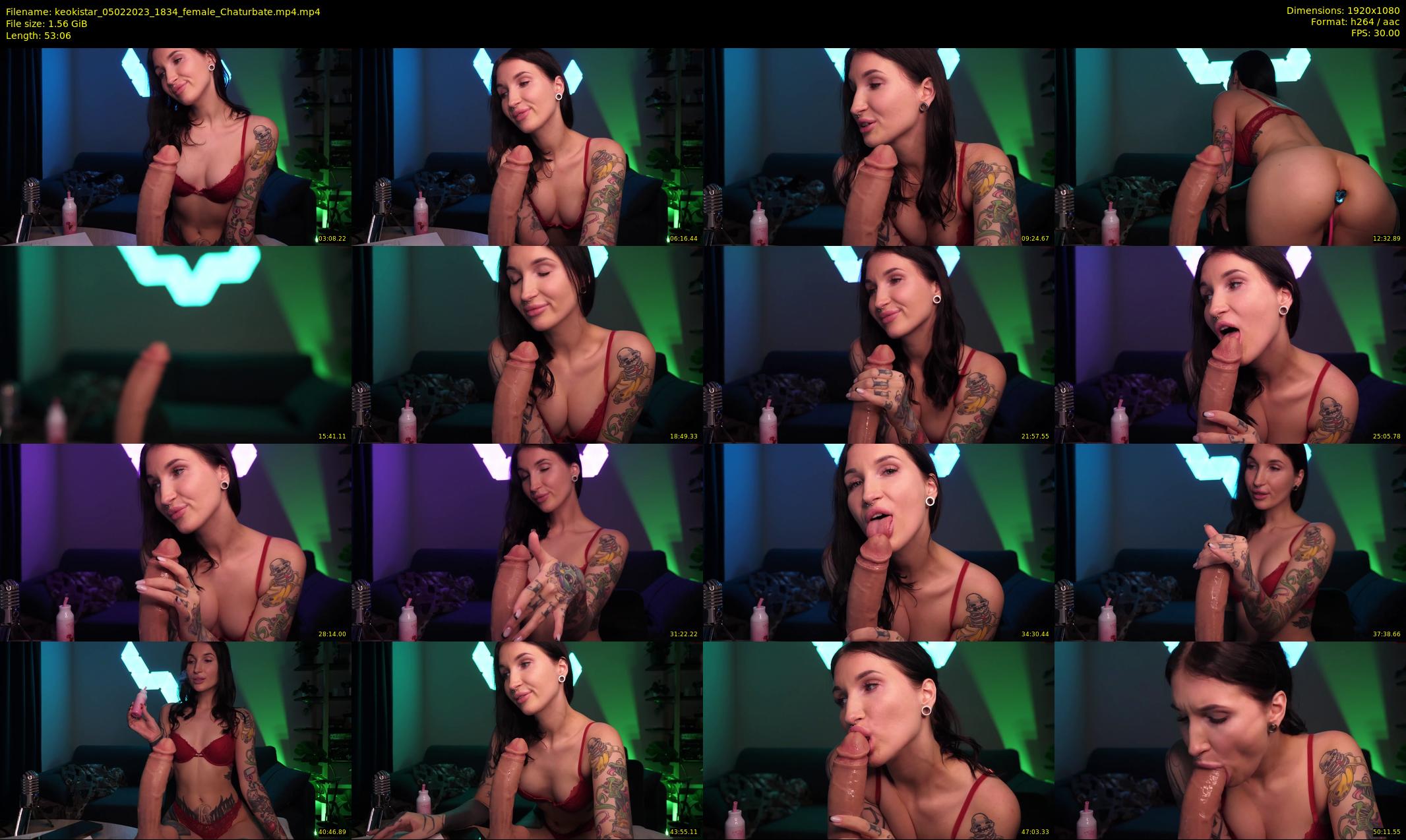 keokistar — 54 minute Chaturbate female cam show recording, 1080p, Feb 5, 2023