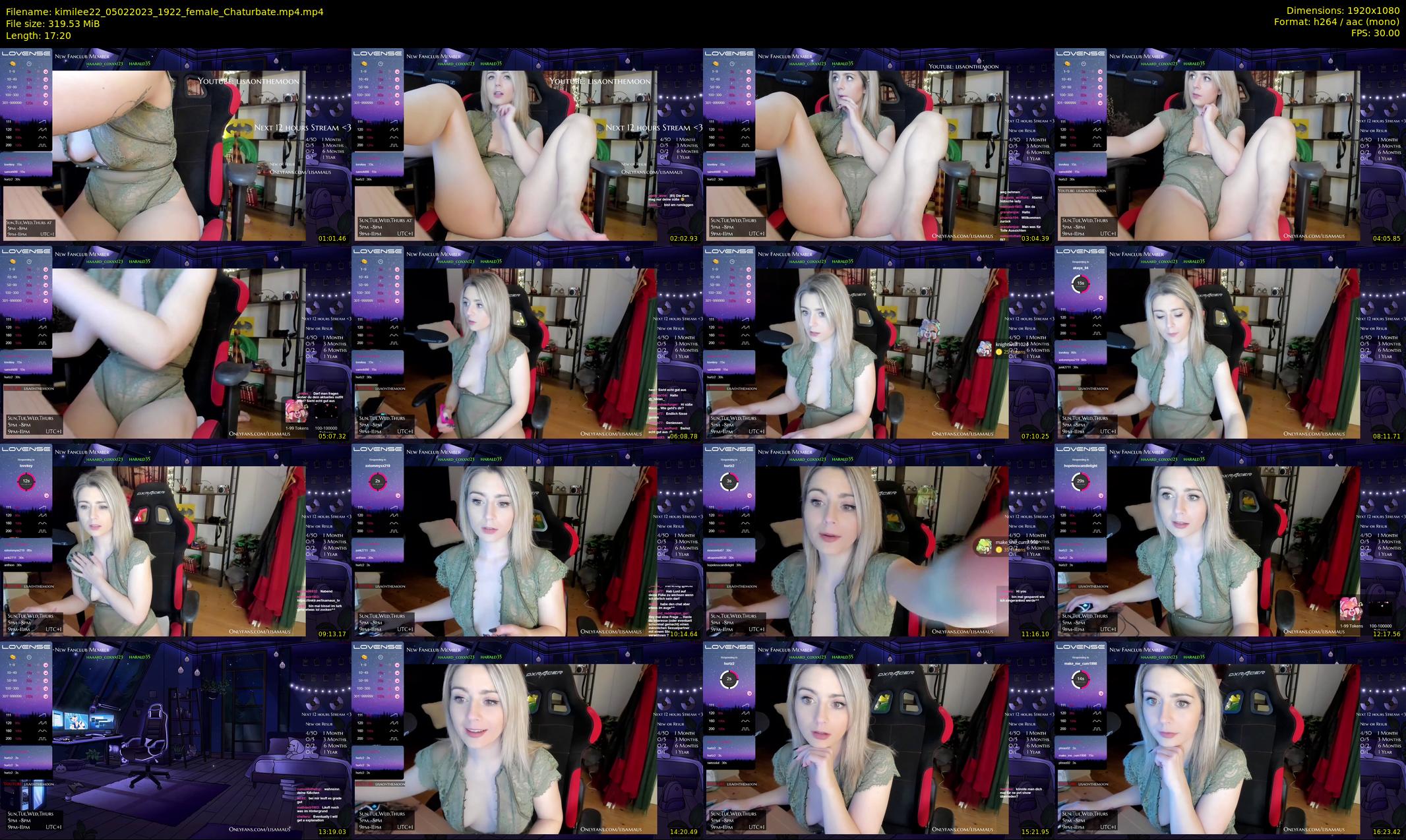 kimilee22 — 18 minute Chaturbate female cam show recording, 1080p, Feb 5, 2023