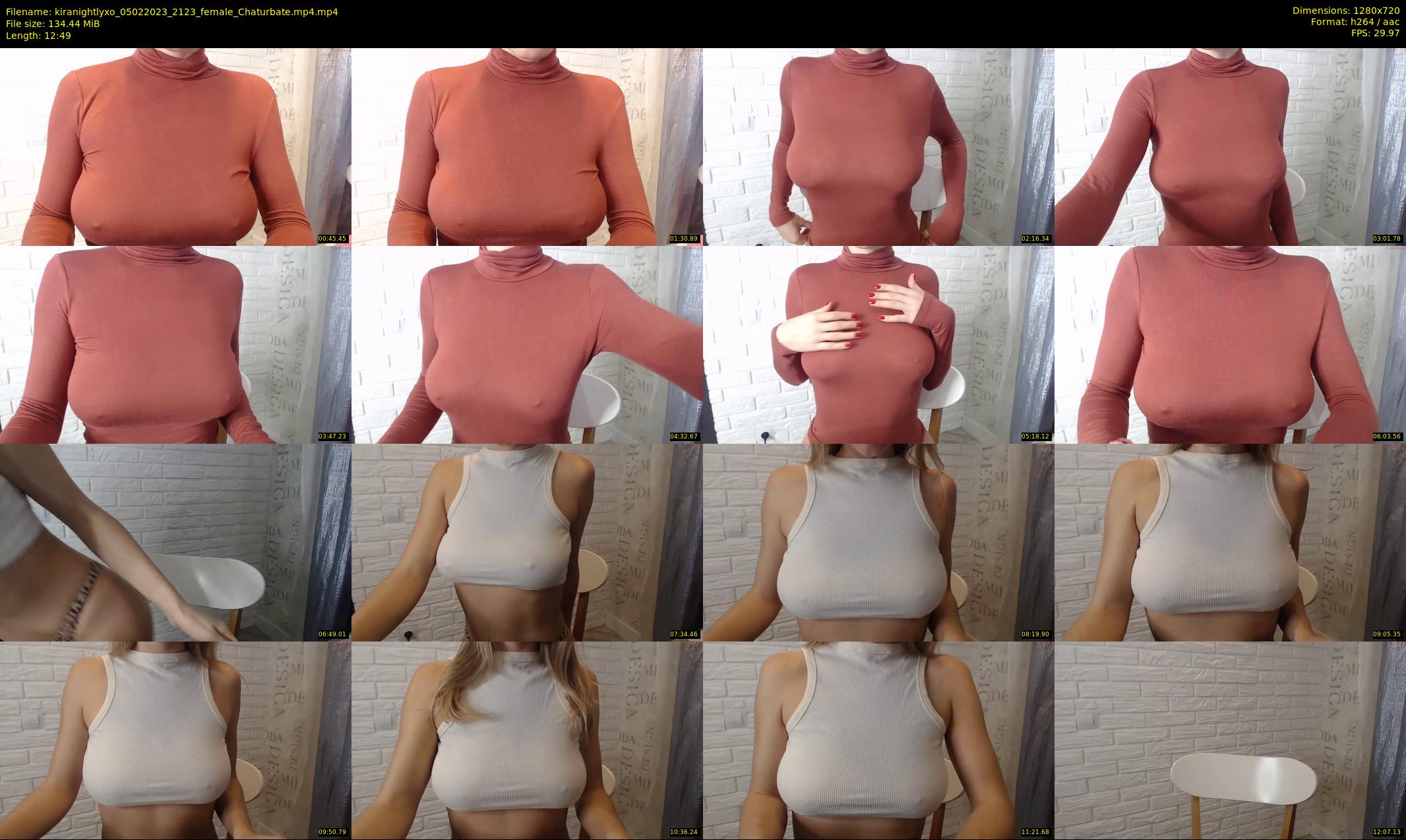 kiranightlyxo — 13 minute Chaturbate female cam show recording, 720p, Feb 5, 2023