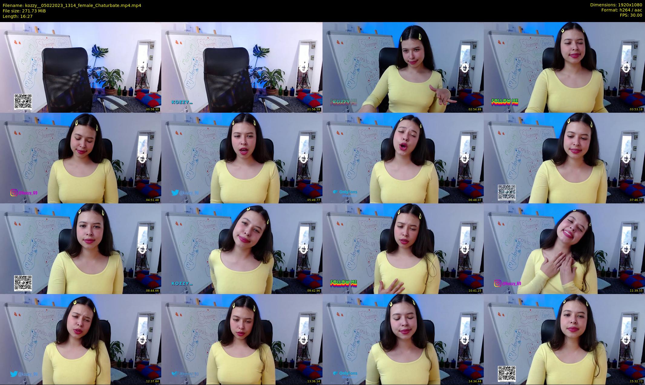 kozzy_ — 17 minute Chaturbate female cam show recording, 1080p, Feb 5, 2023