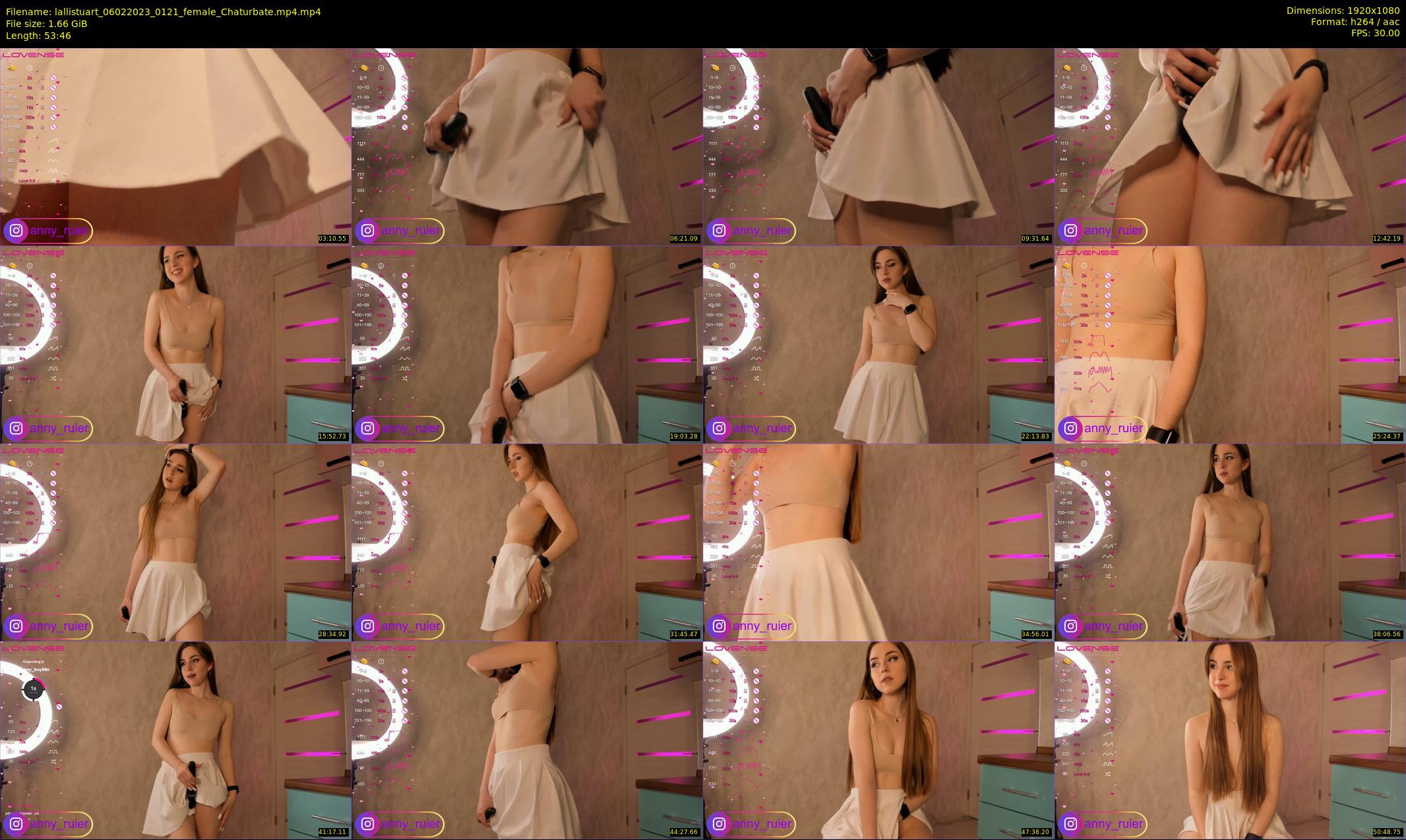lallistuart — 54 minute Chaturbate female cam show recording, 1080p, Feb 6, 2023