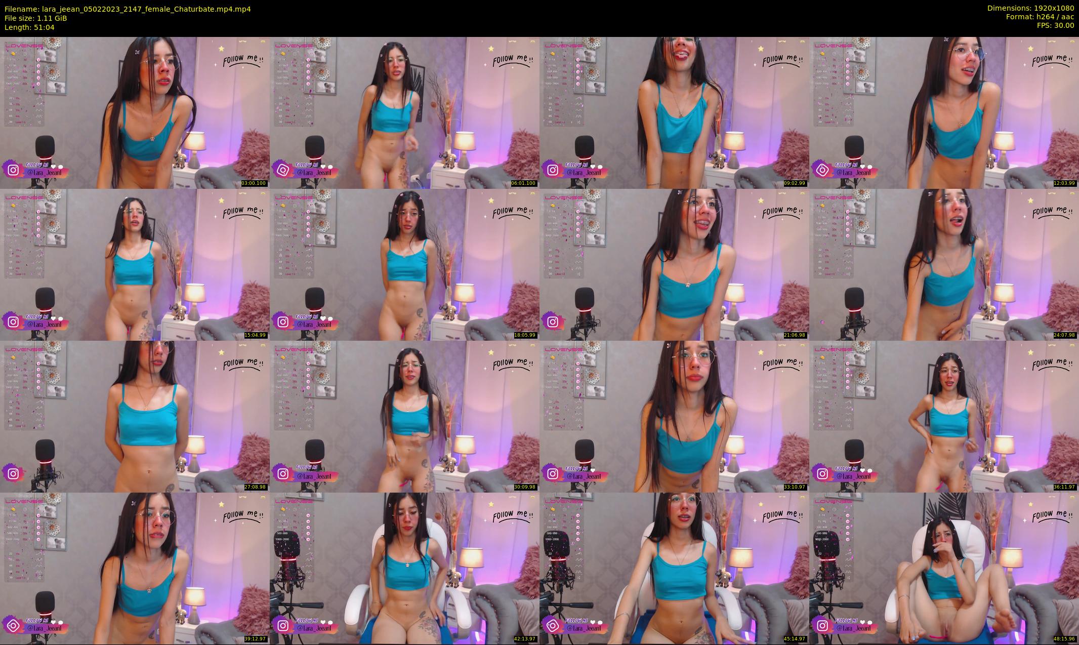 lara_jeean — 52 minute Chaturbate female cam show recording, 1080p, Feb 5, 2023