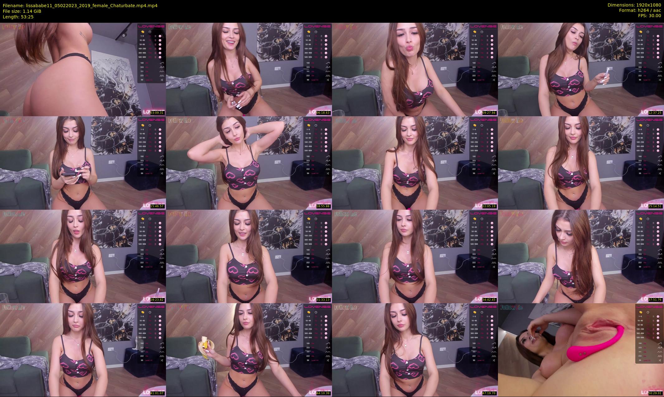lissababe11 — 54 minute Chaturbate female cam show recording, 1080p, Feb 5, 2023