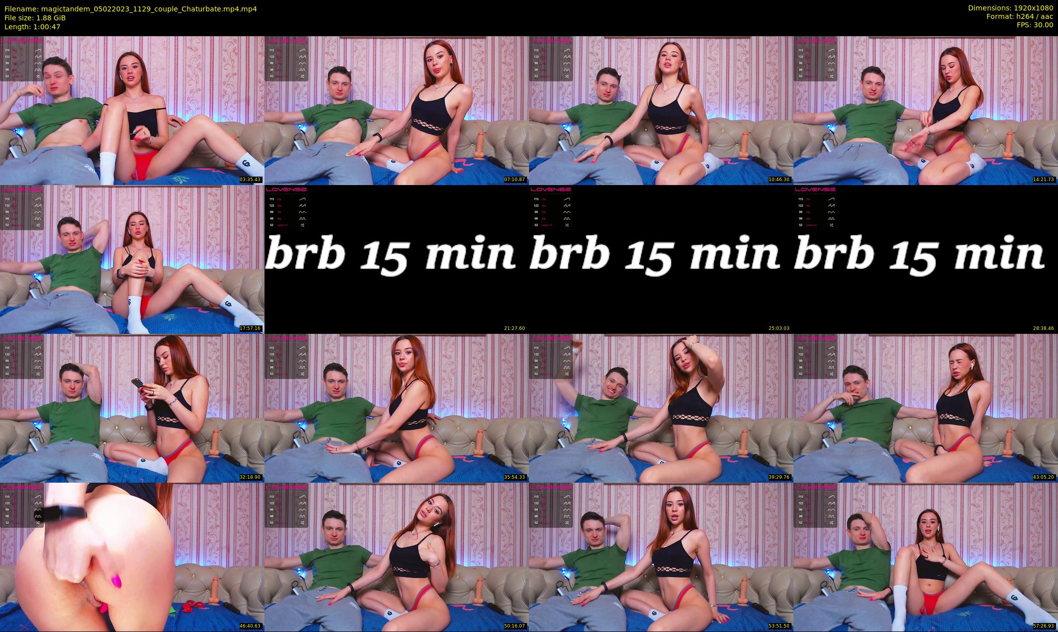 magictandem — 61 minute Chaturbate couple cam show recording, 1080p, Feb 5, 2023