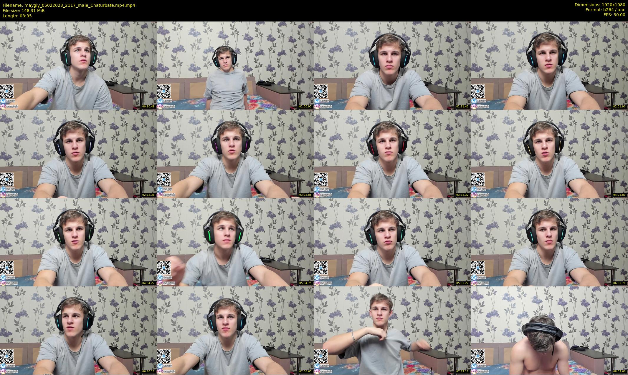 maygly — 9 minute Chaturbate male cam show recording, 1080p, Feb 5, 2023