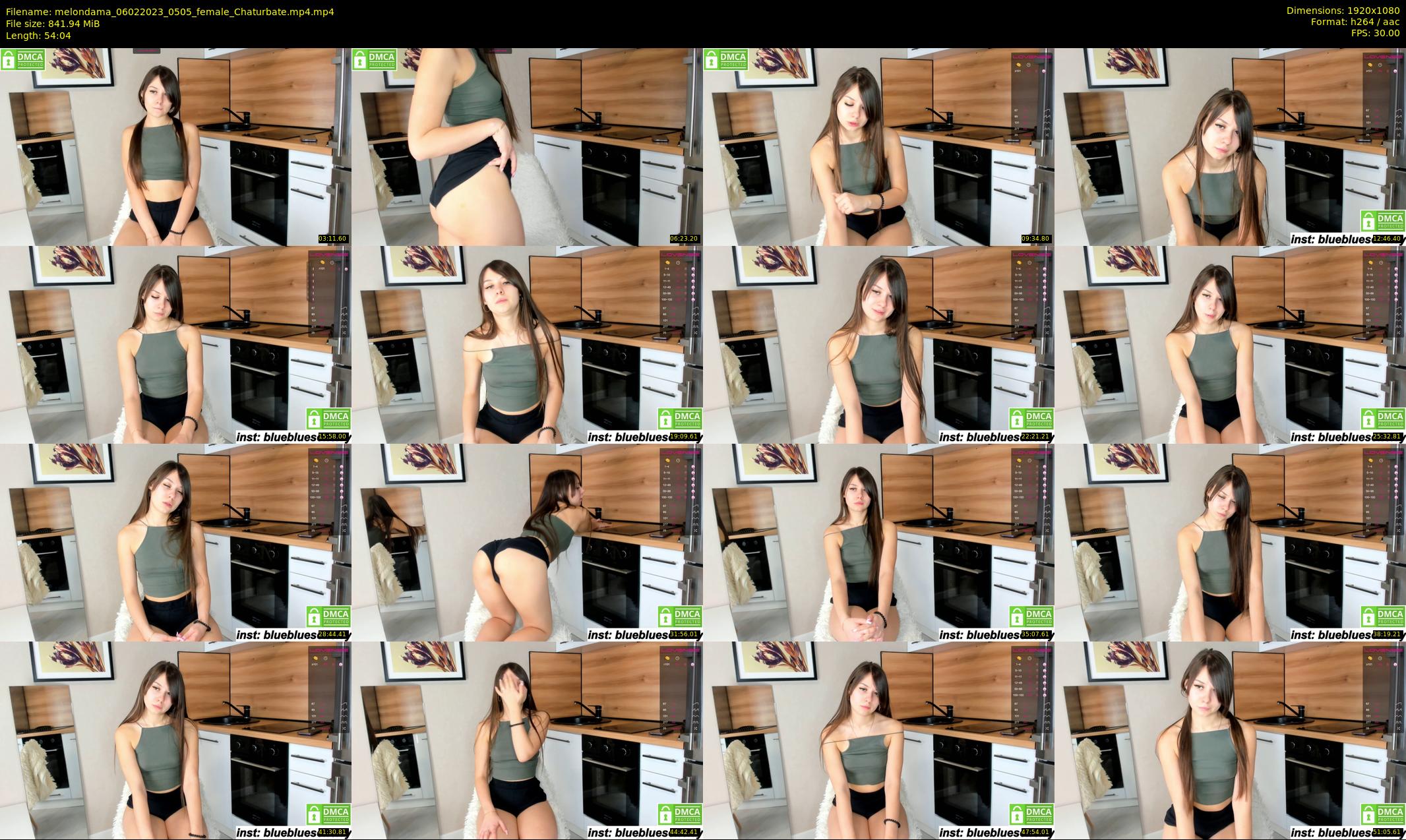 melondama — 55 minute Chaturbate female cam show recording, 1080p, Feb 6, 2023
