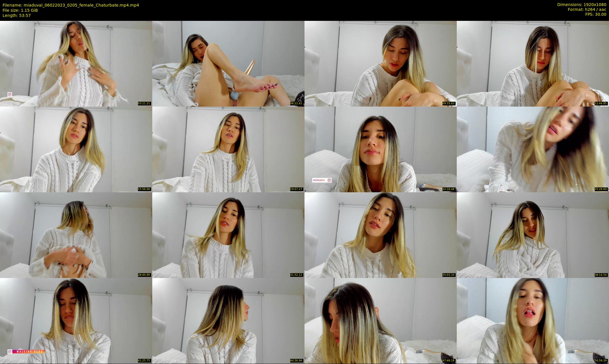 miaduval — 54 minute Chaturbate female cam show recording, 1080p, Feb 6, 2023