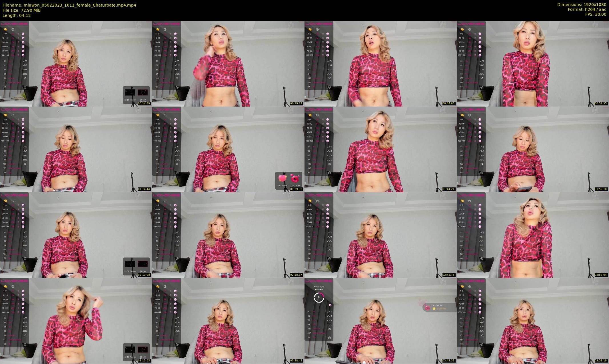 miawon — 5 minute Chaturbate female cam show recording, 1080p, Feb 5, 2023