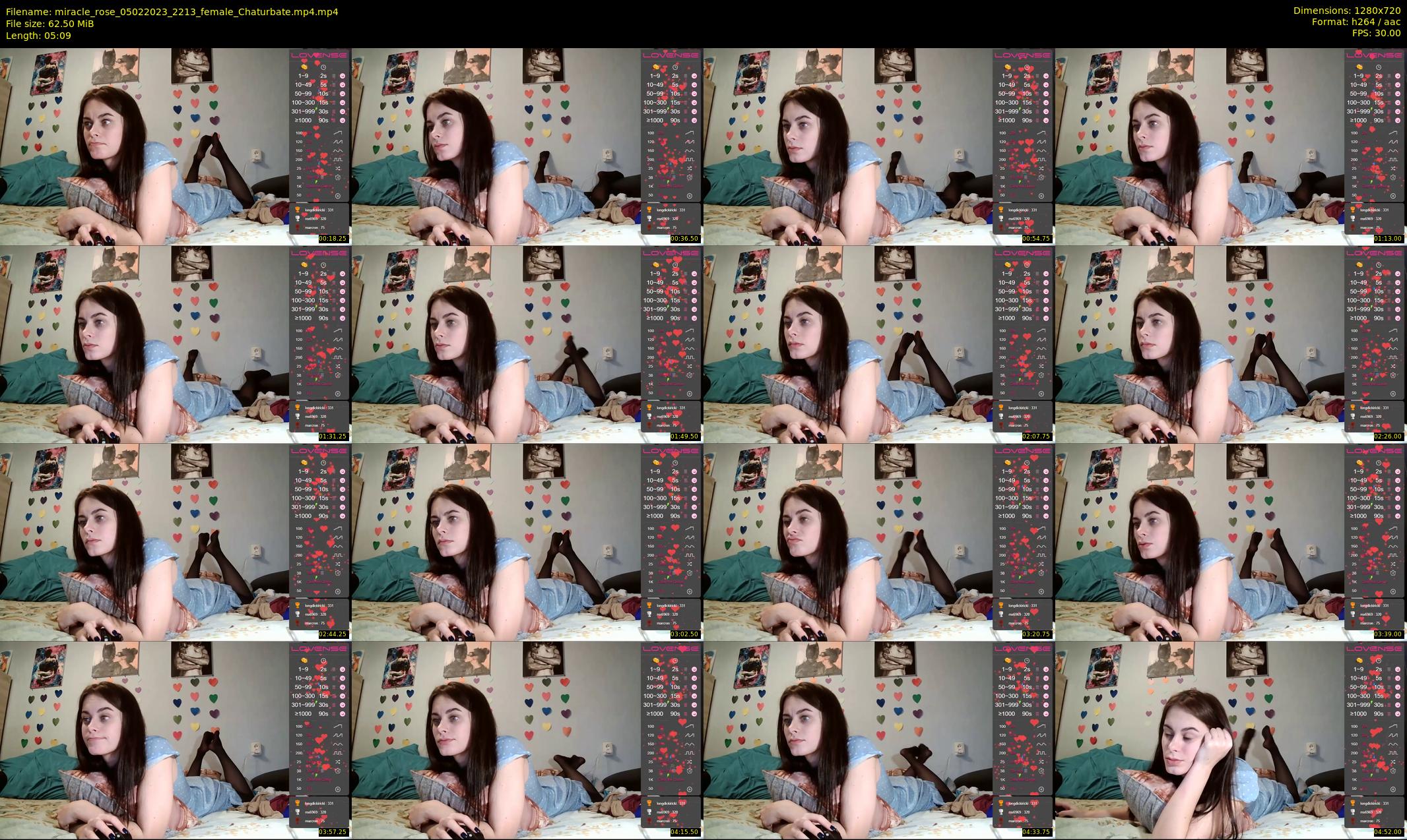 miracle_rose — 6 minute Chaturbate female cam show recording, 720p, Feb 5, 2023
