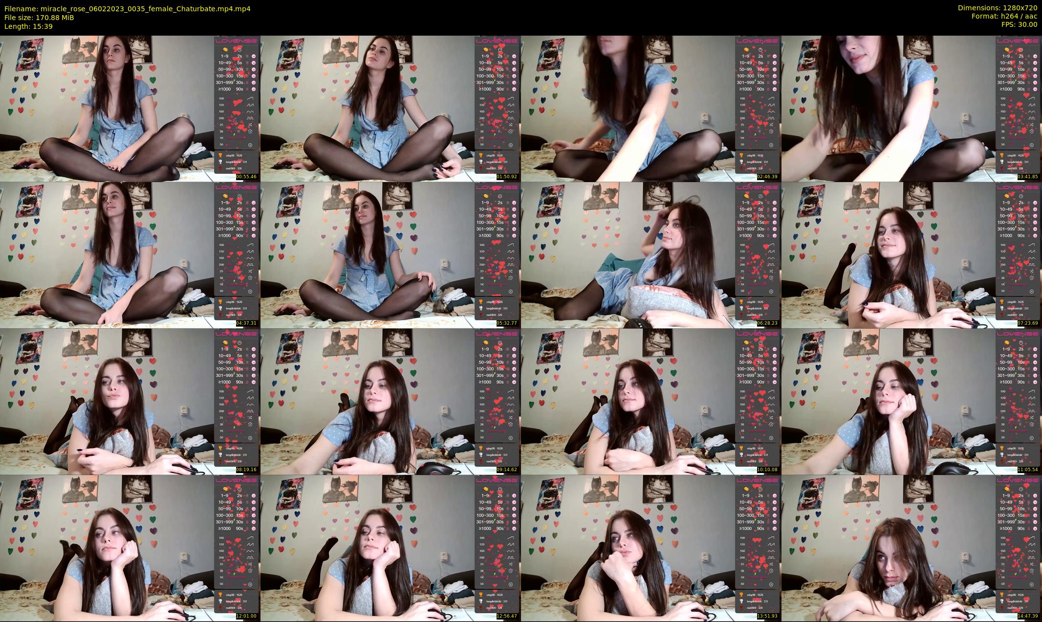 miracle_rose — 16 minute Chaturbate female cam show recording, 720p, Feb 6, 2023