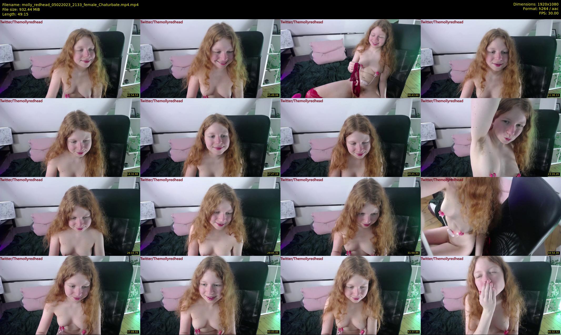 molly_redhead — 50 minute Chaturbate female cam show recording, 1080p, Feb 5, 2023