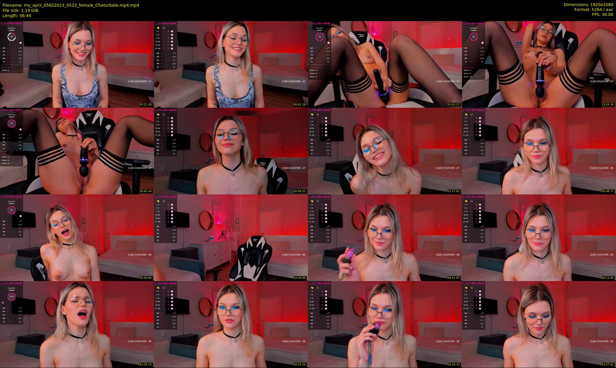 my_april — 57 minute Chaturbate female cam show recording, 1080p, Feb 5, 2023