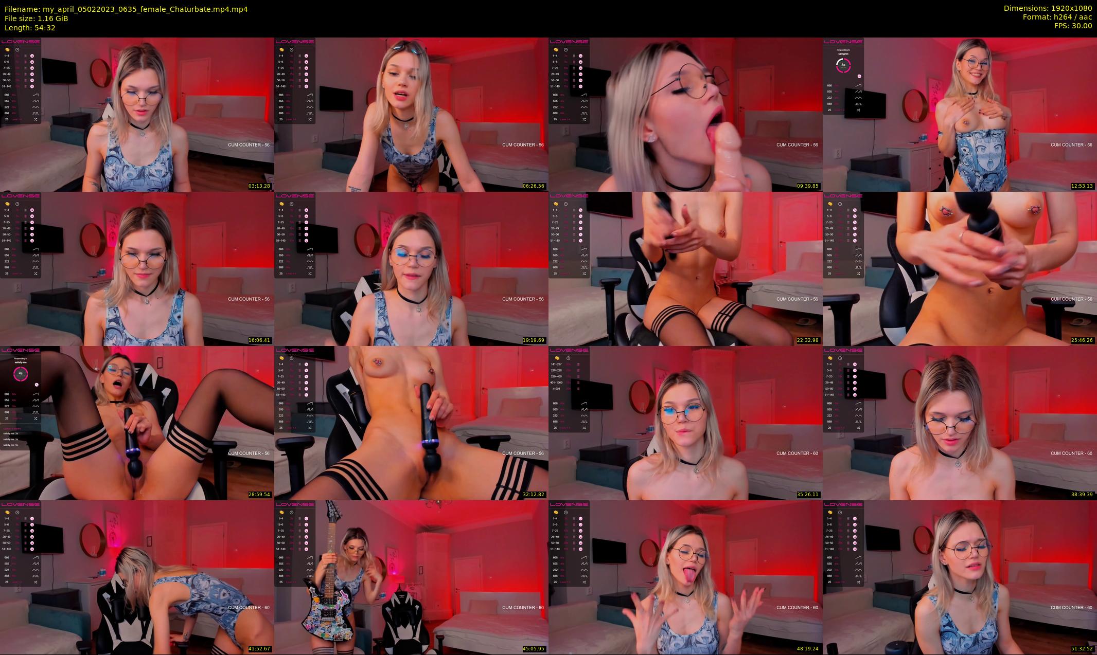 my_april — 55 minute Chaturbate female cam show recording, 1080p, Feb 5, 2023