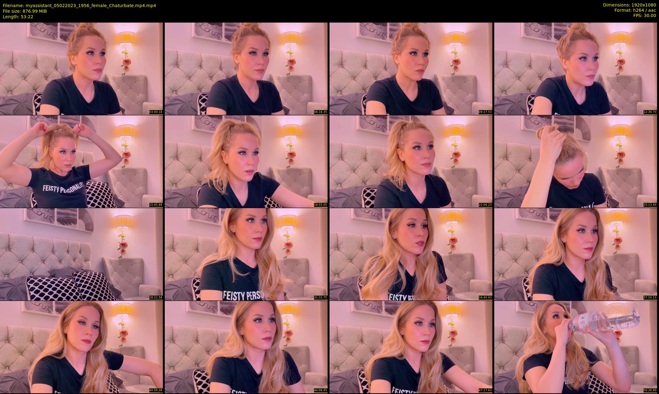 myassistant — 54 minute Chaturbate female cam show recording, 1080p, Feb 5, 2023