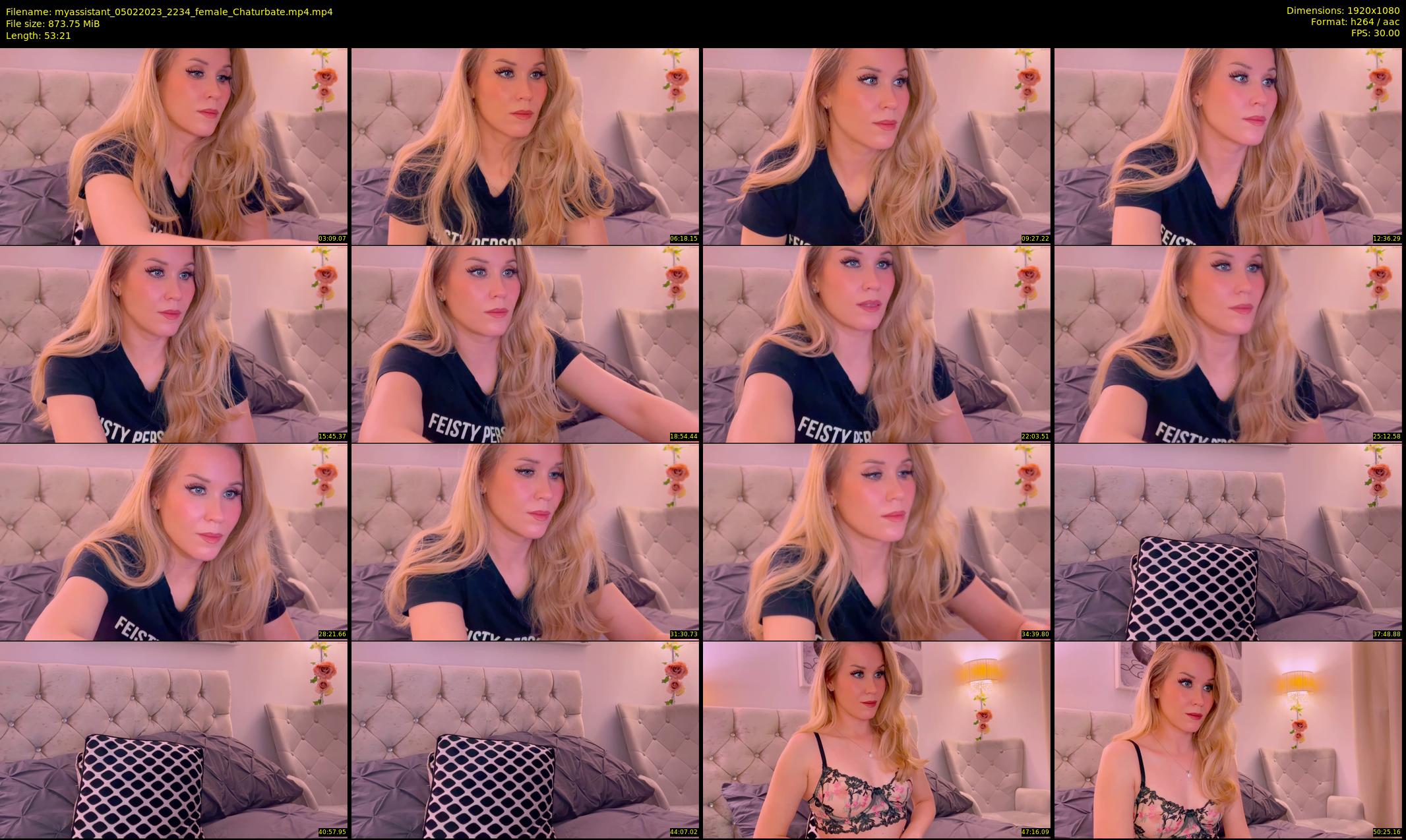 myassistant — 54 minute Chaturbate female cam show recording, 1080p, Feb 5, 2023
