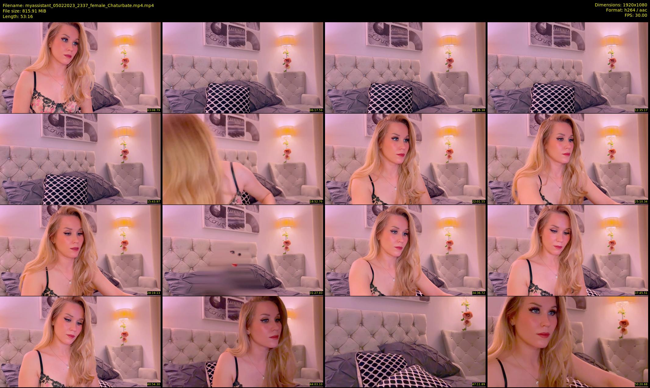myassistant — 54 minute Chaturbate female cam show recording, 1080p, Feb 5, 2023