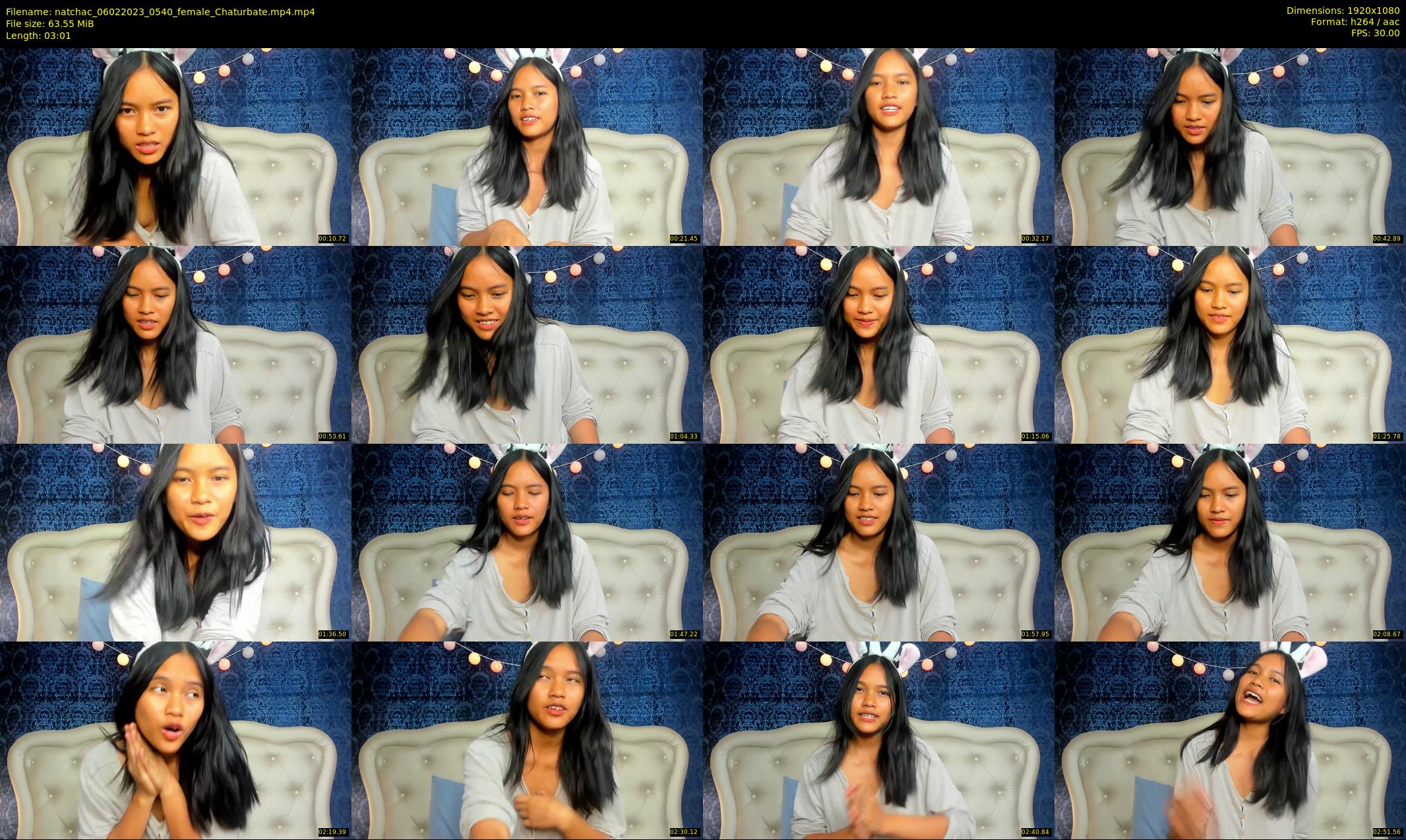 natchac — 4 minute Chaturbate female cam show recording, 1080p, Feb 6, 2023