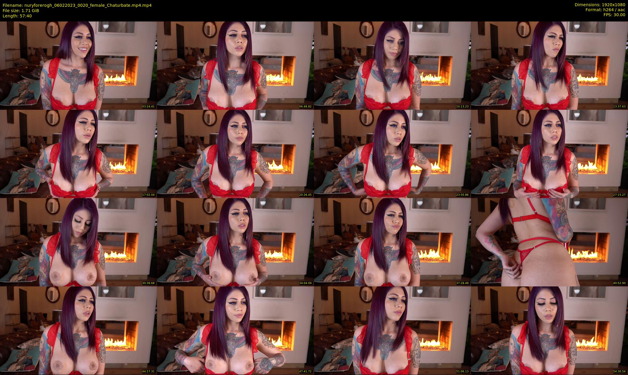 nuryforerogh — 58 minute Chaturbate female cam show recording, 1080p, Feb 6, 2023