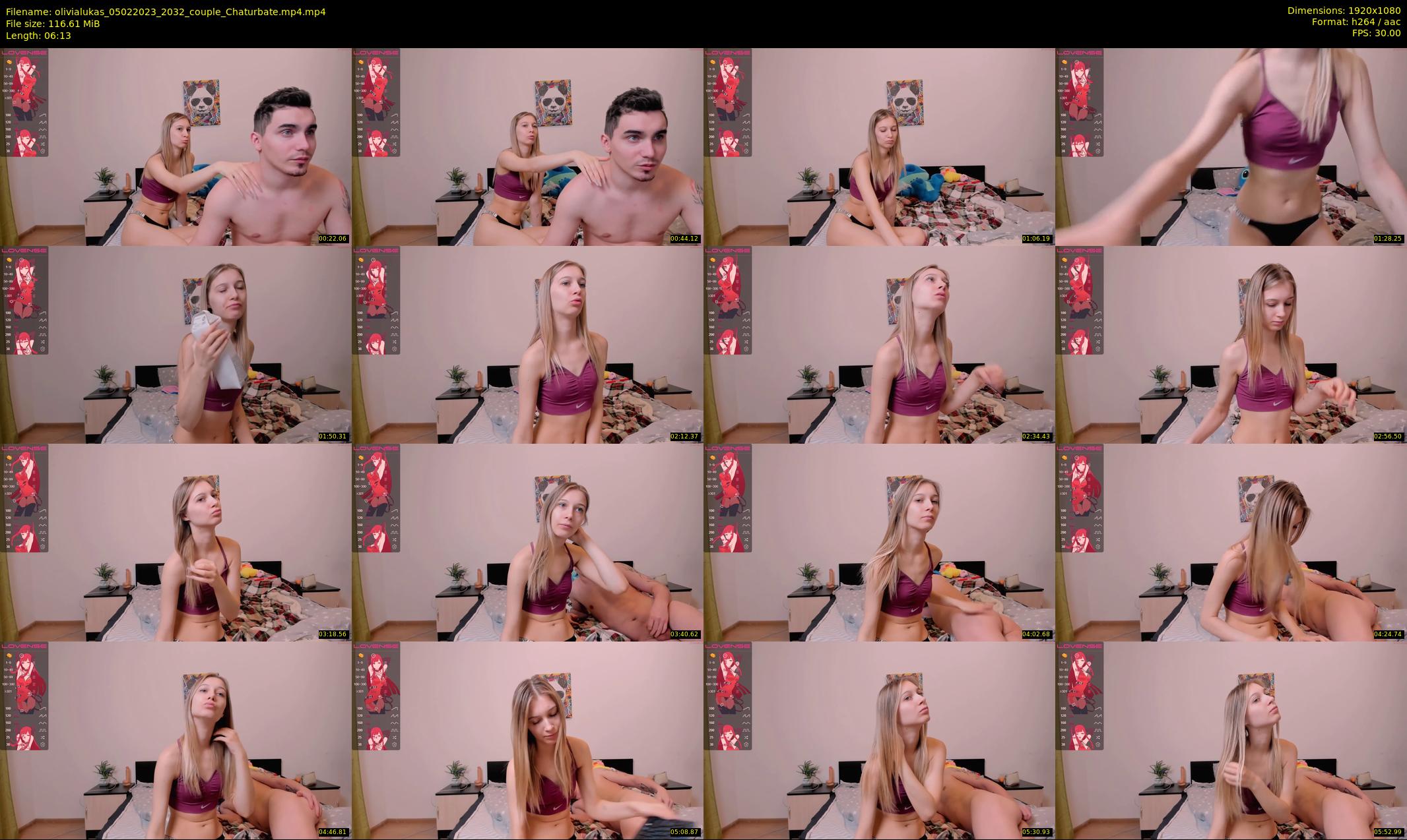 olivialukas — 7 minute Chaturbate couple cam show recording, 1080p, Feb 5, 2023