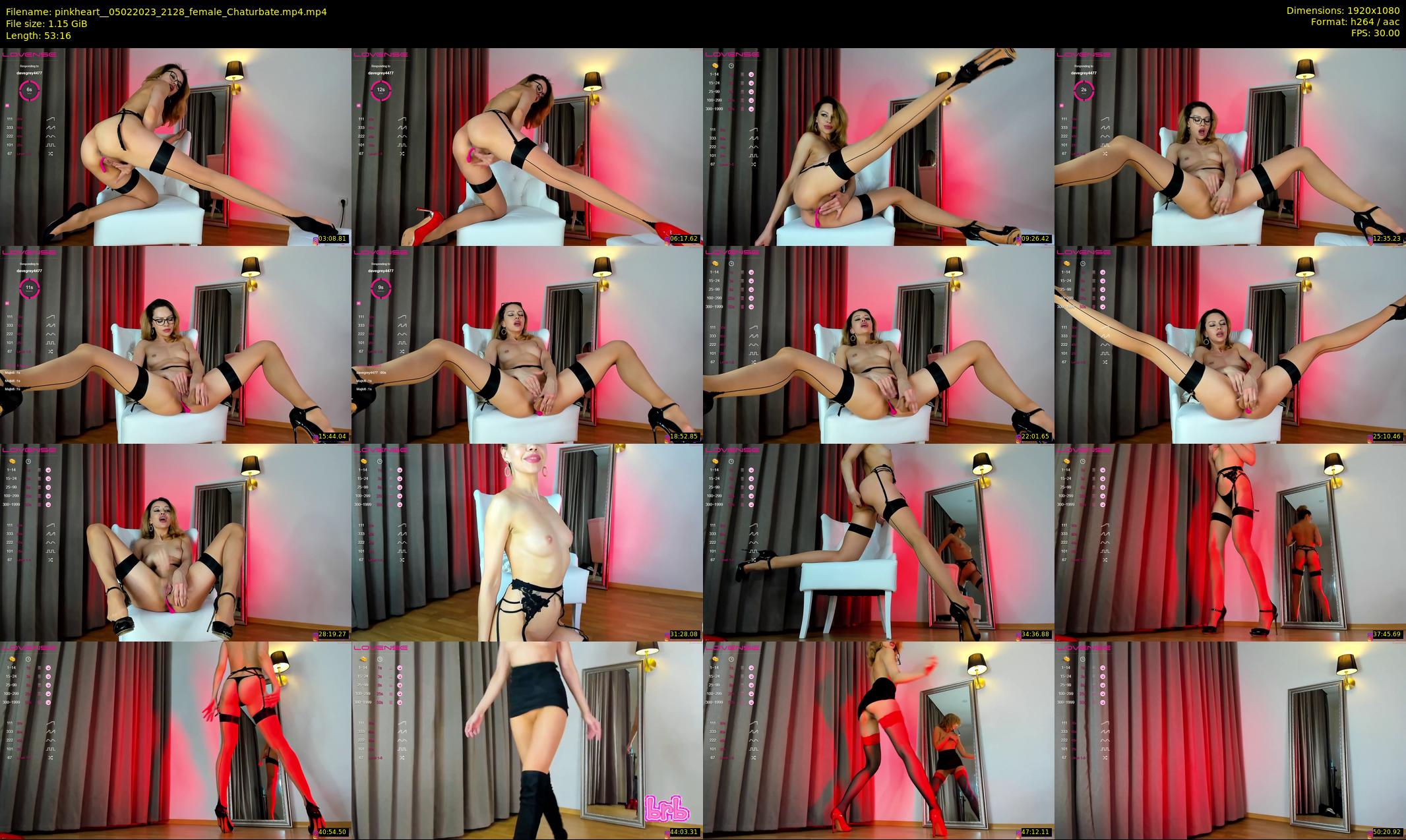 pinkheart_ — 54 minute Chaturbate female cam show recording, 1080p, Feb 5, 2023