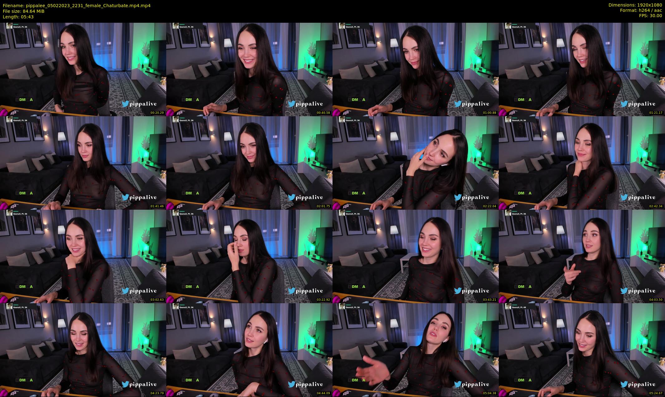 pippalee — 6 minute Chaturbate female cam show recording, 1080p, Feb 5, 2023