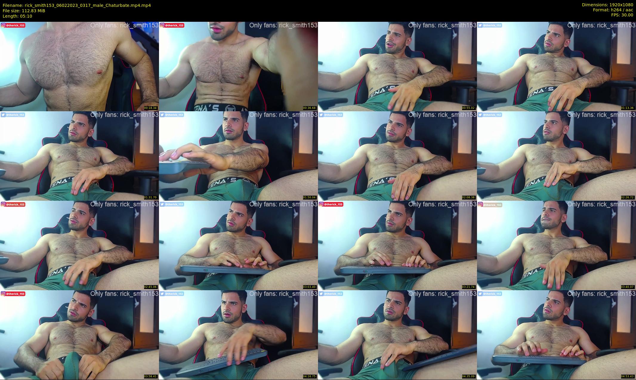rick_smith153 — 6 minute Chaturbate male cam show recording, 1080p, Feb 6, 2023
