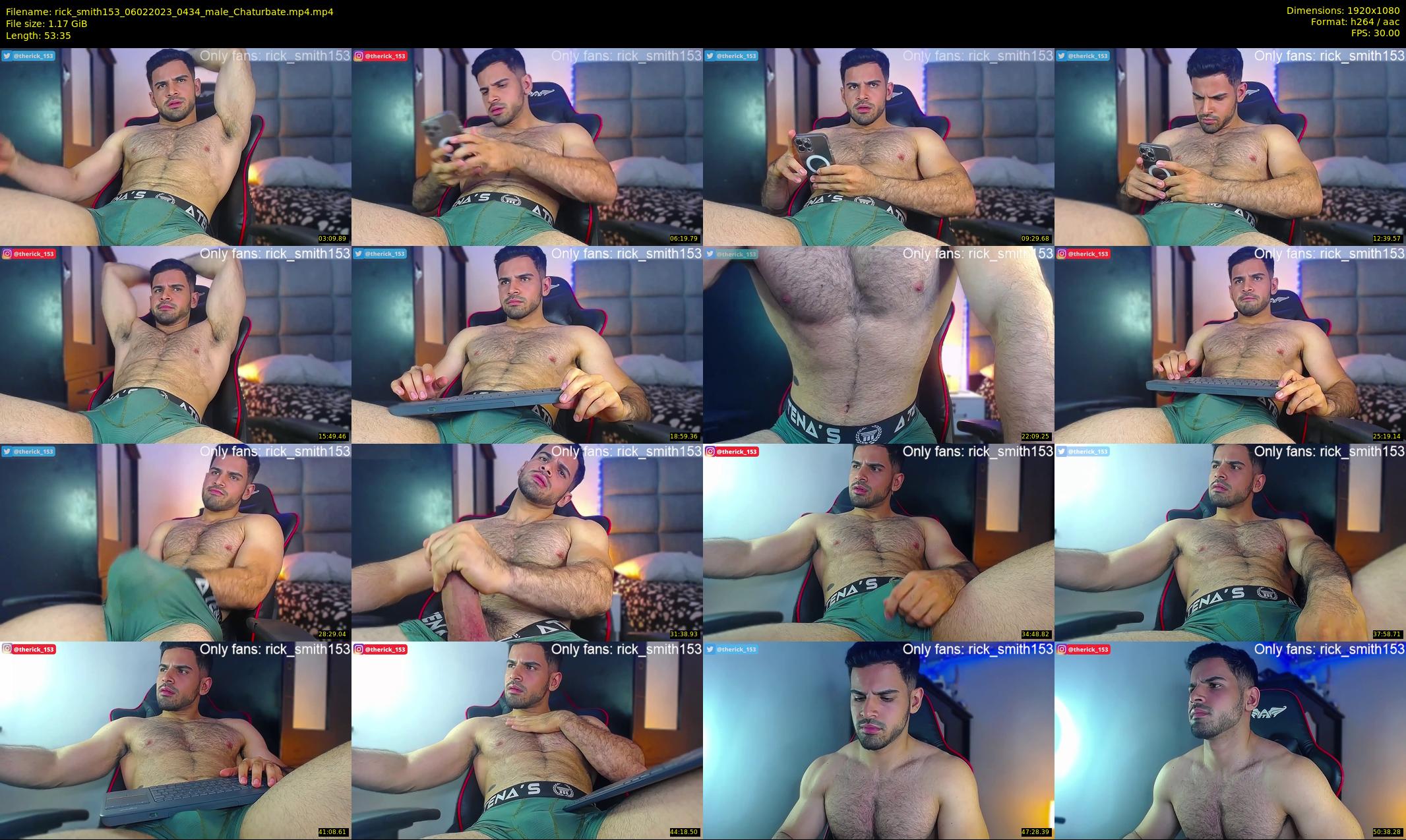 rick_smith153 — 54 minute Chaturbate male cam show recording, 1080p, Feb 6, 2023